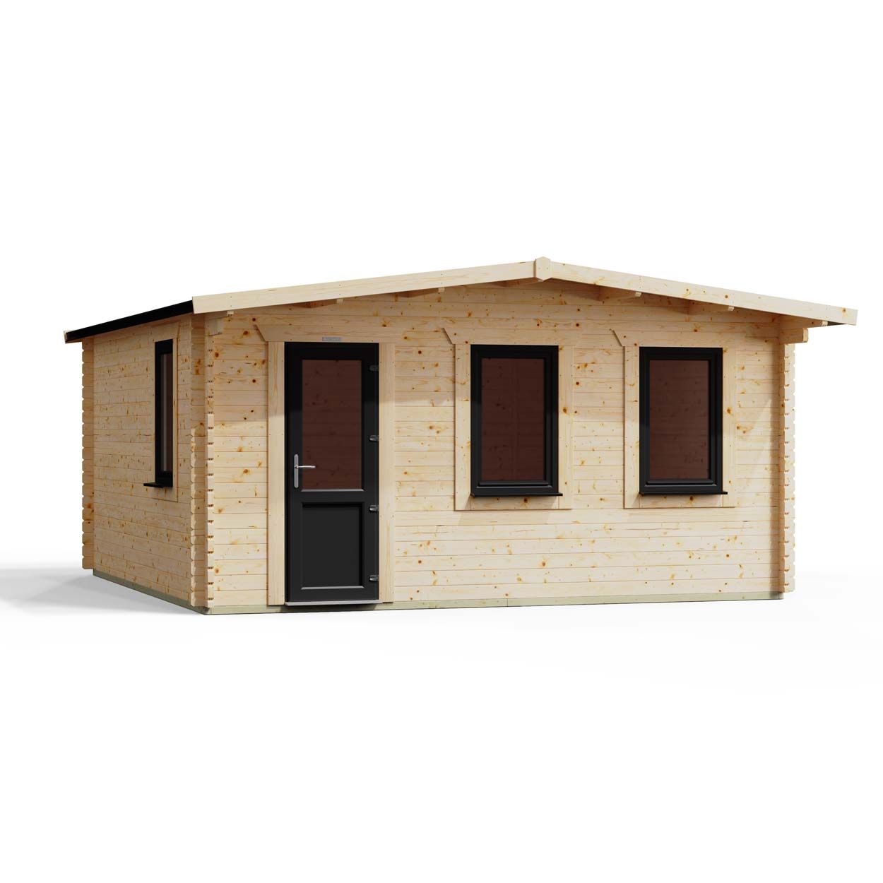 Powersheds Apex DeluxeRetreat LCabin 16ftx16ft DTL