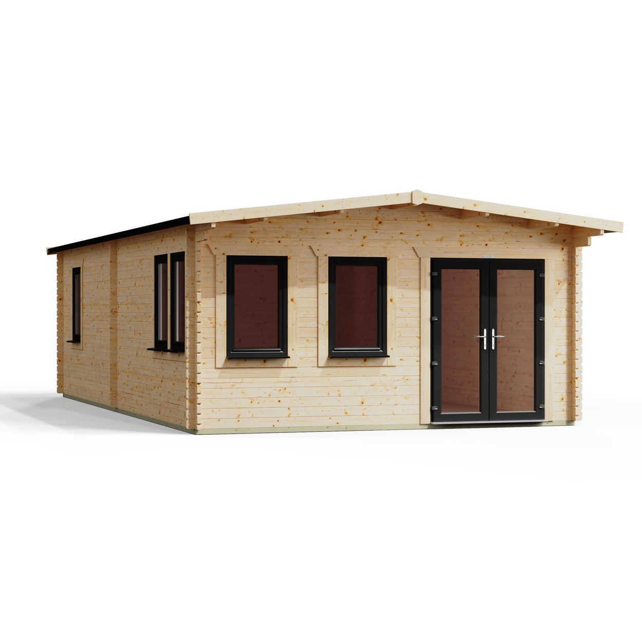 Powersheds Apex Manor Log Cabin 28ftx16ft DTL