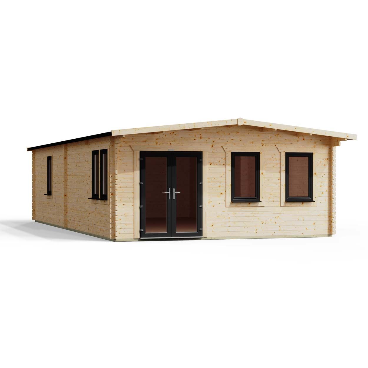Powersheds Apex Manor Log Cabin 34ftx18ft DTL