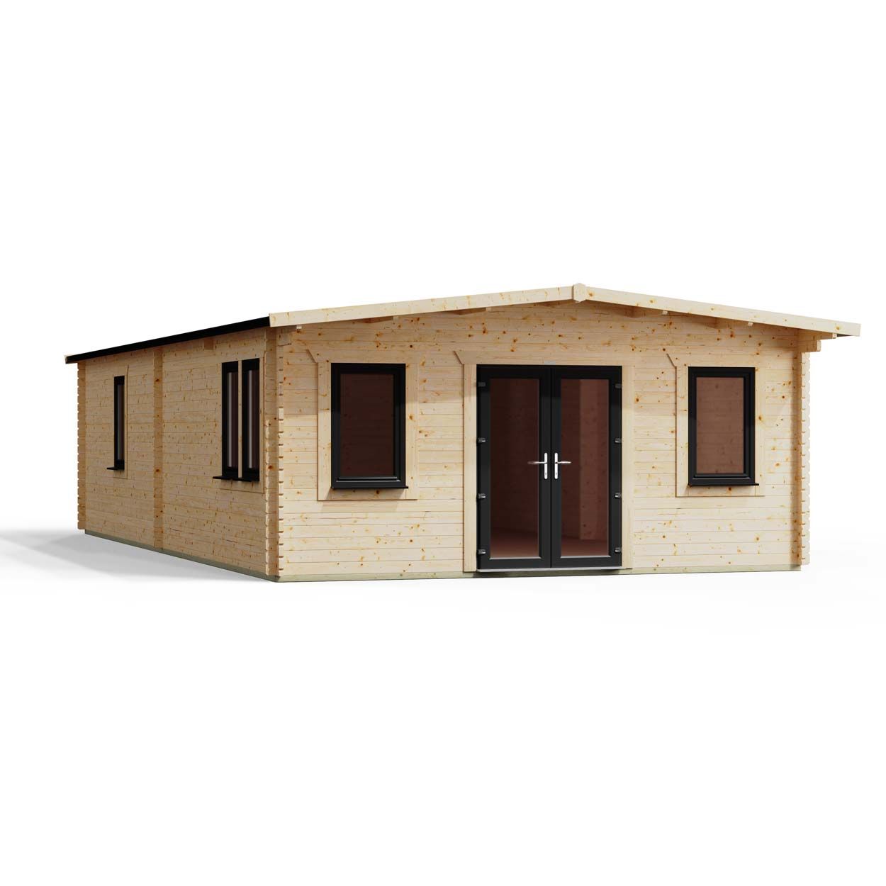 Powersheds Apex Manor Log Cabin 34ftx18ft DC