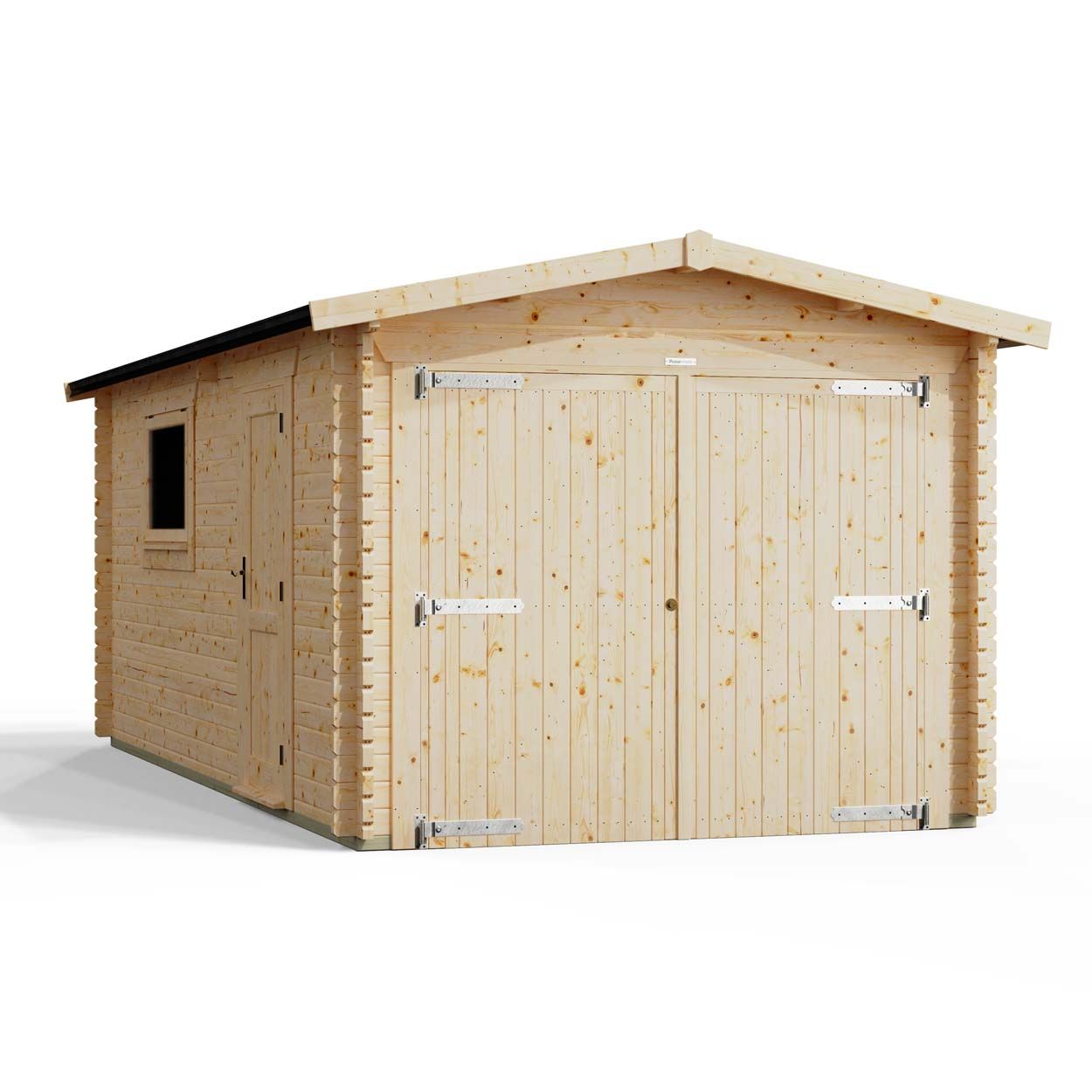 Powersheds Apex Garage Log Cabin 20ftx10ft