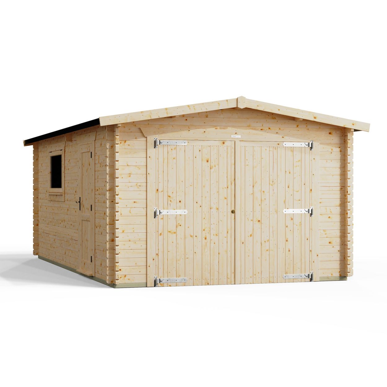 Powersheds Apex Garage Log Cabin 20ftx12ft