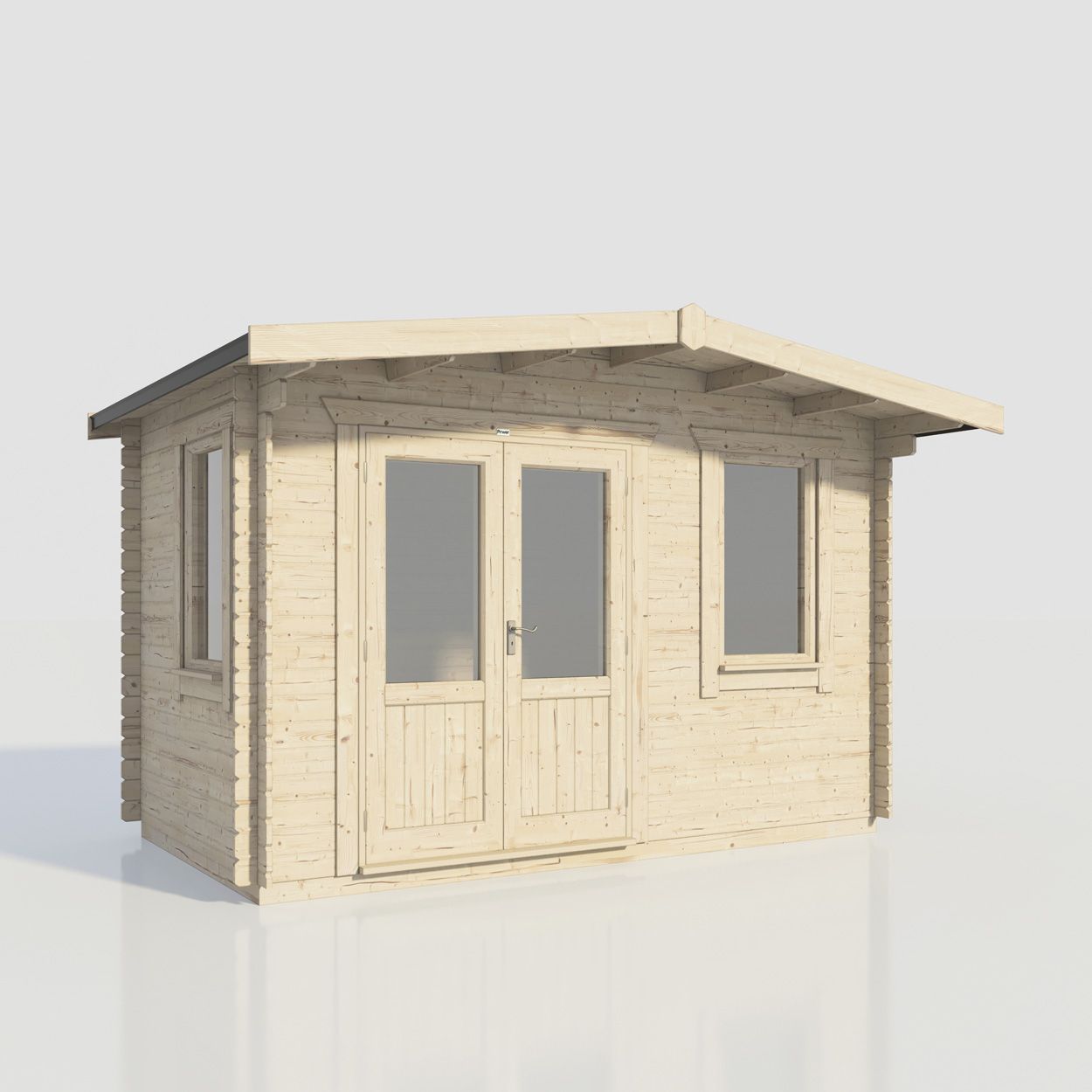Powersheds Chalet Clasic LCabin 8ftx14ft DTL 44mm