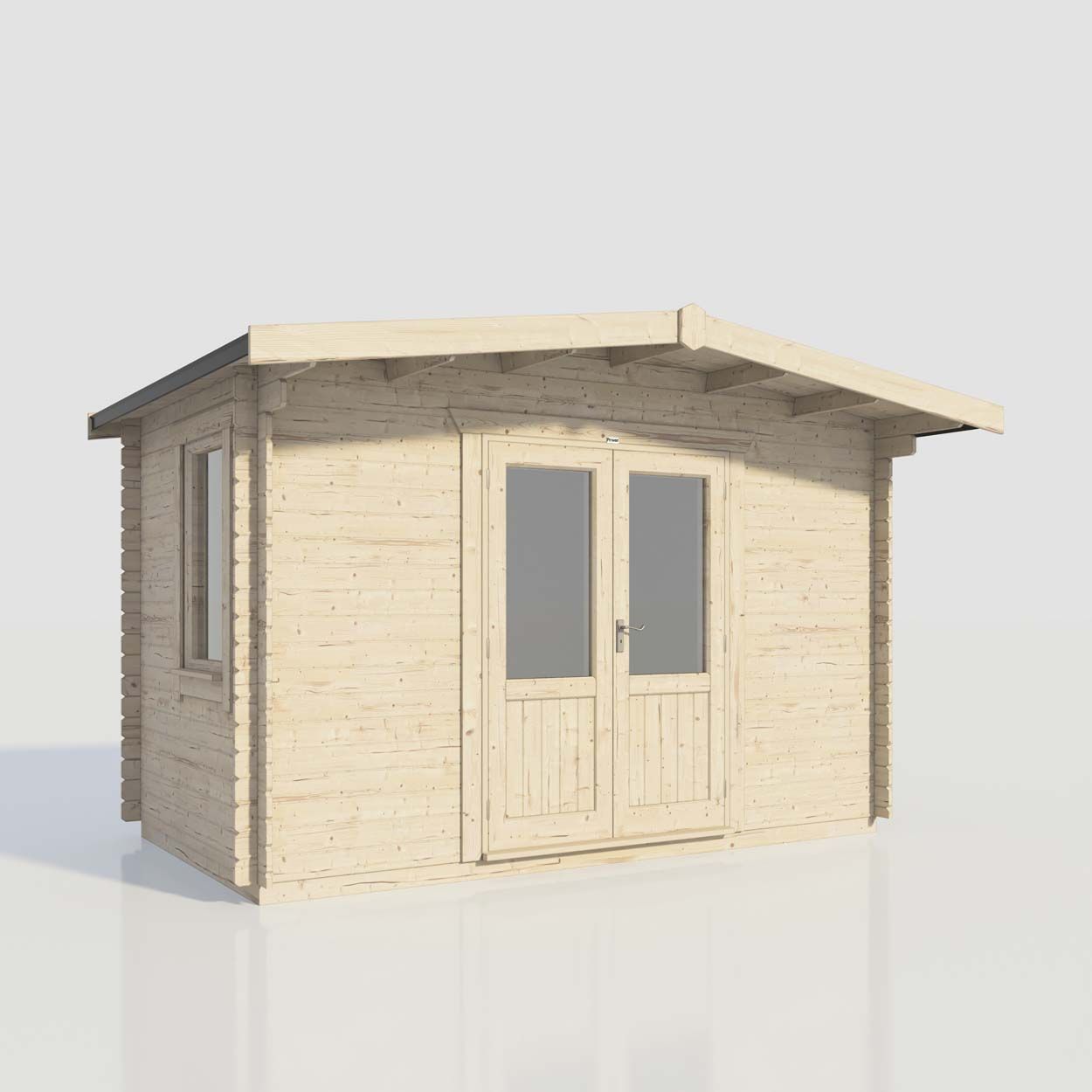 Powersheds Chalet Clasic LCabin 8ftx14ft DC 44mm