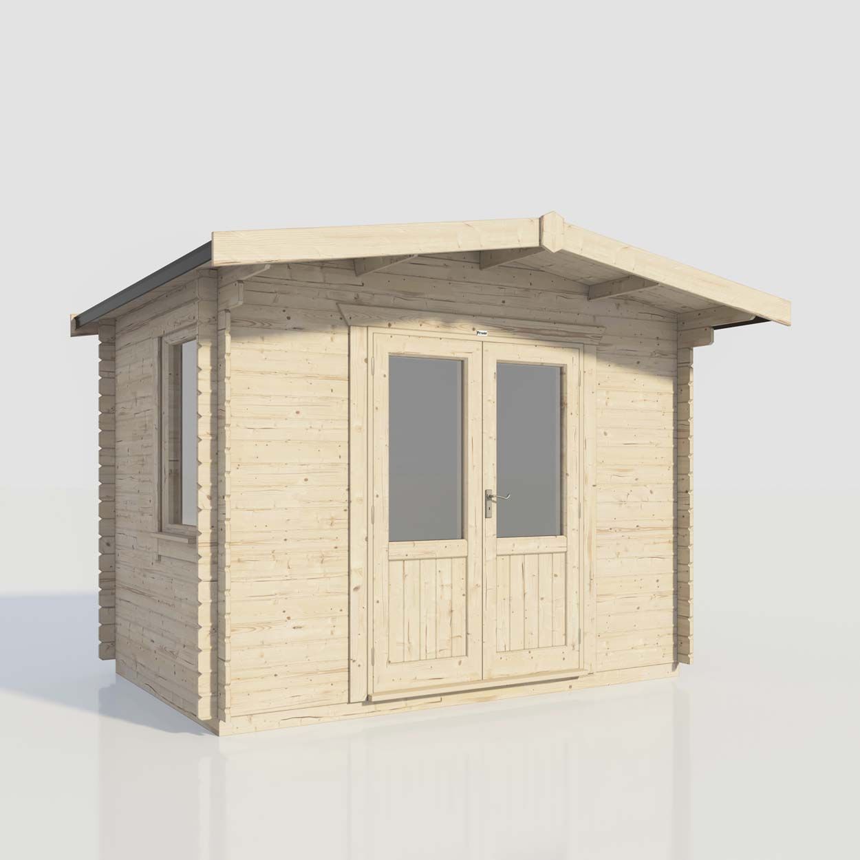 Powersheds Chalet Clasic LCabin 8ftx12ft DC 44mm