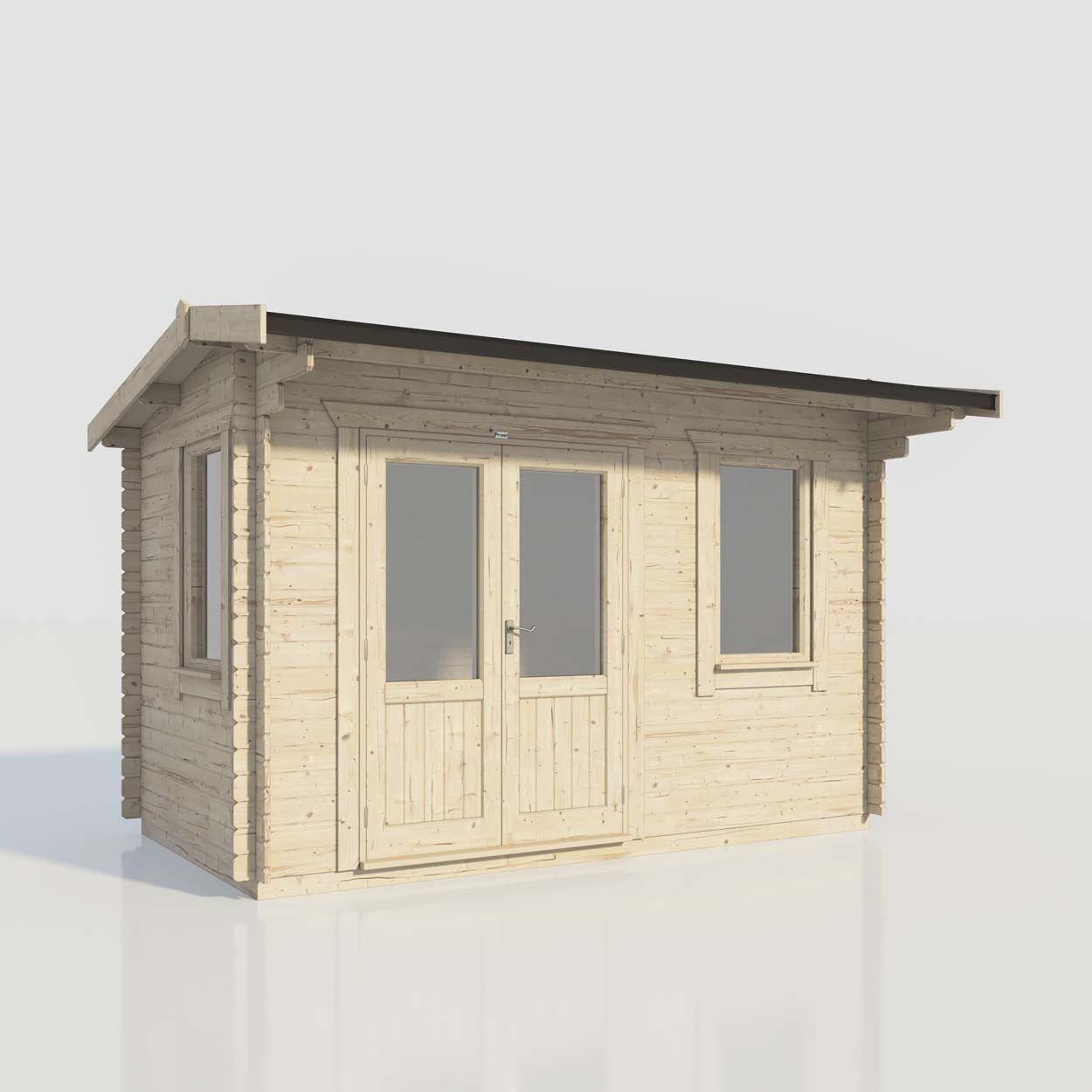 Powersheds Apex Clasic LCabin 14ftx8ft DTL 44mm