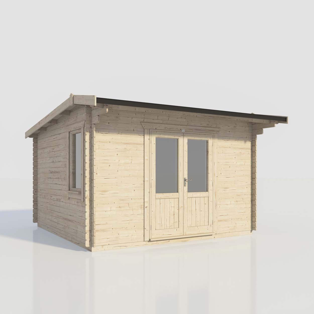 Powersheds Apex Clasic LCabin 14ftx14ft DC 44mm