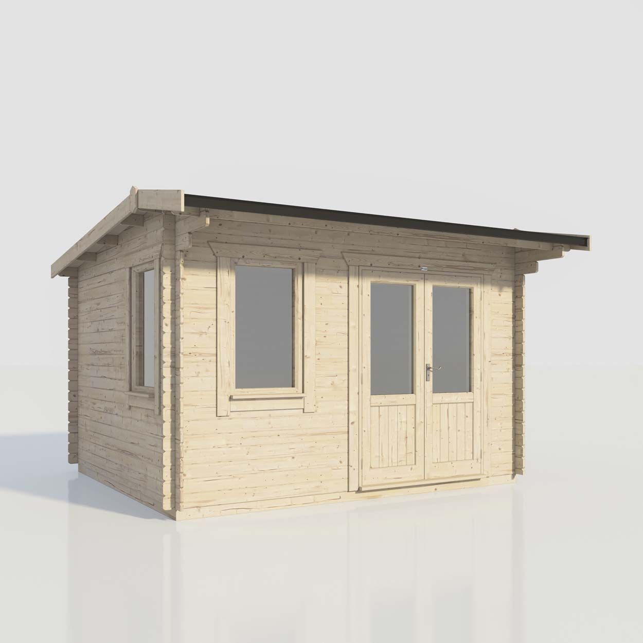 Powersheds Apex Clasic LCabin 14ftx12ft DTR 44mm