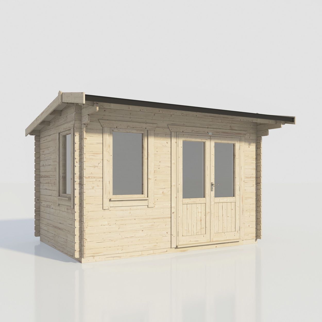 Powersheds Apex Clasic LCabin 14ftx10ft DTR 44mm