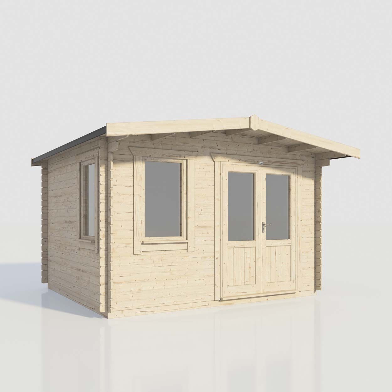 Powersheds Chalet Clasic LCabin 12ftx14ft DTR 44mm