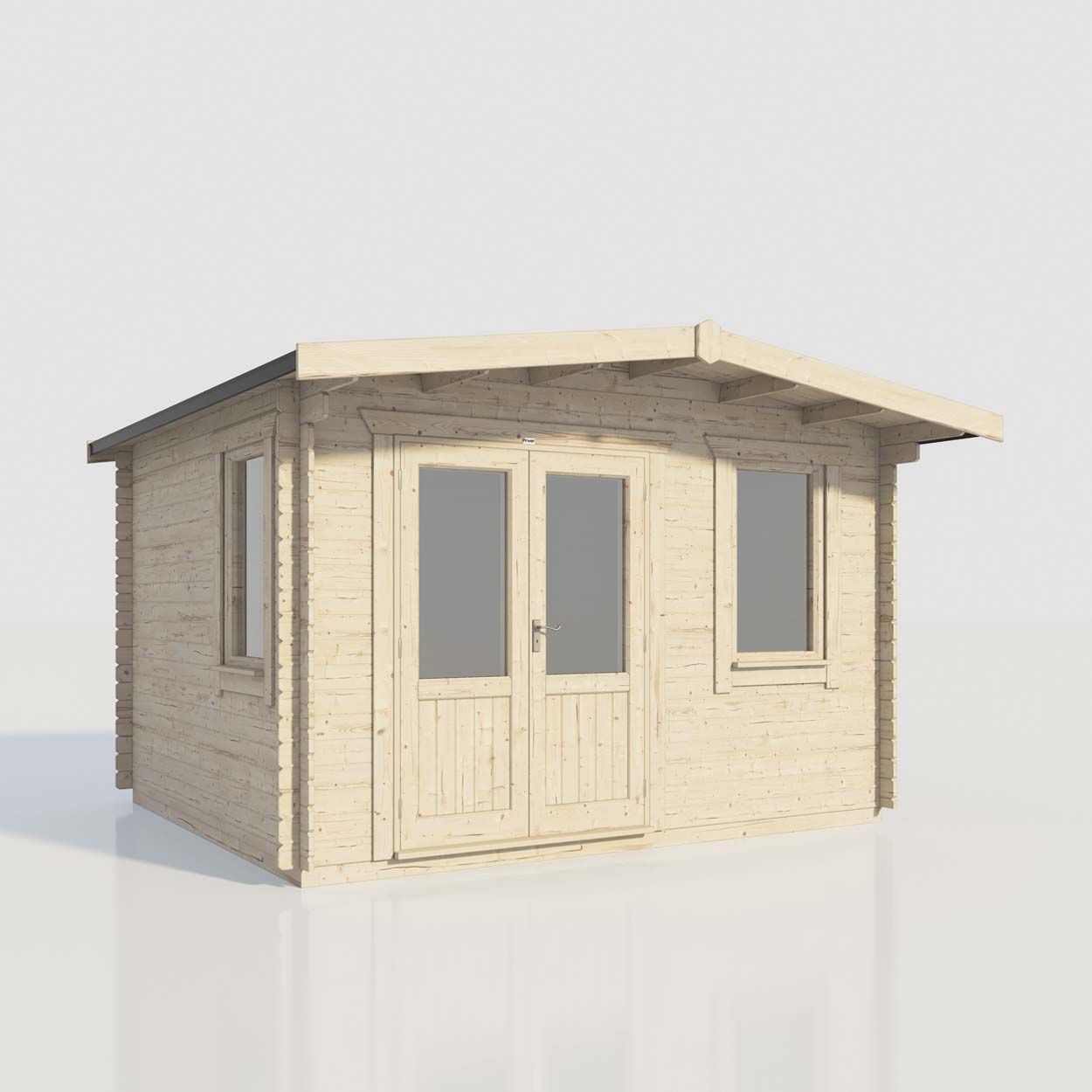 Powersheds Chalet Clasic LCabin 12ftx14ft DTL 44mm