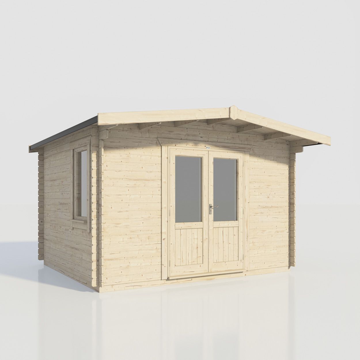 Powersheds Chalet Clasic LCabin 12ftx14ft DC 44mm
