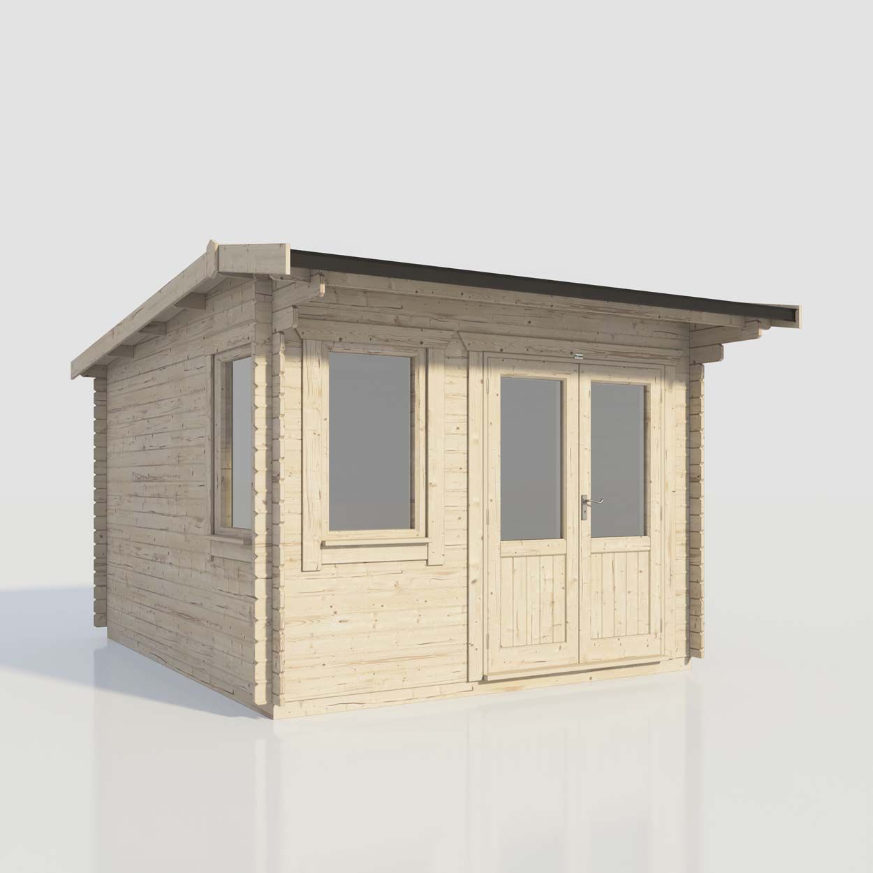 Powersheds Apex Clasic LCabin 12ftx14ft DTR 44mm