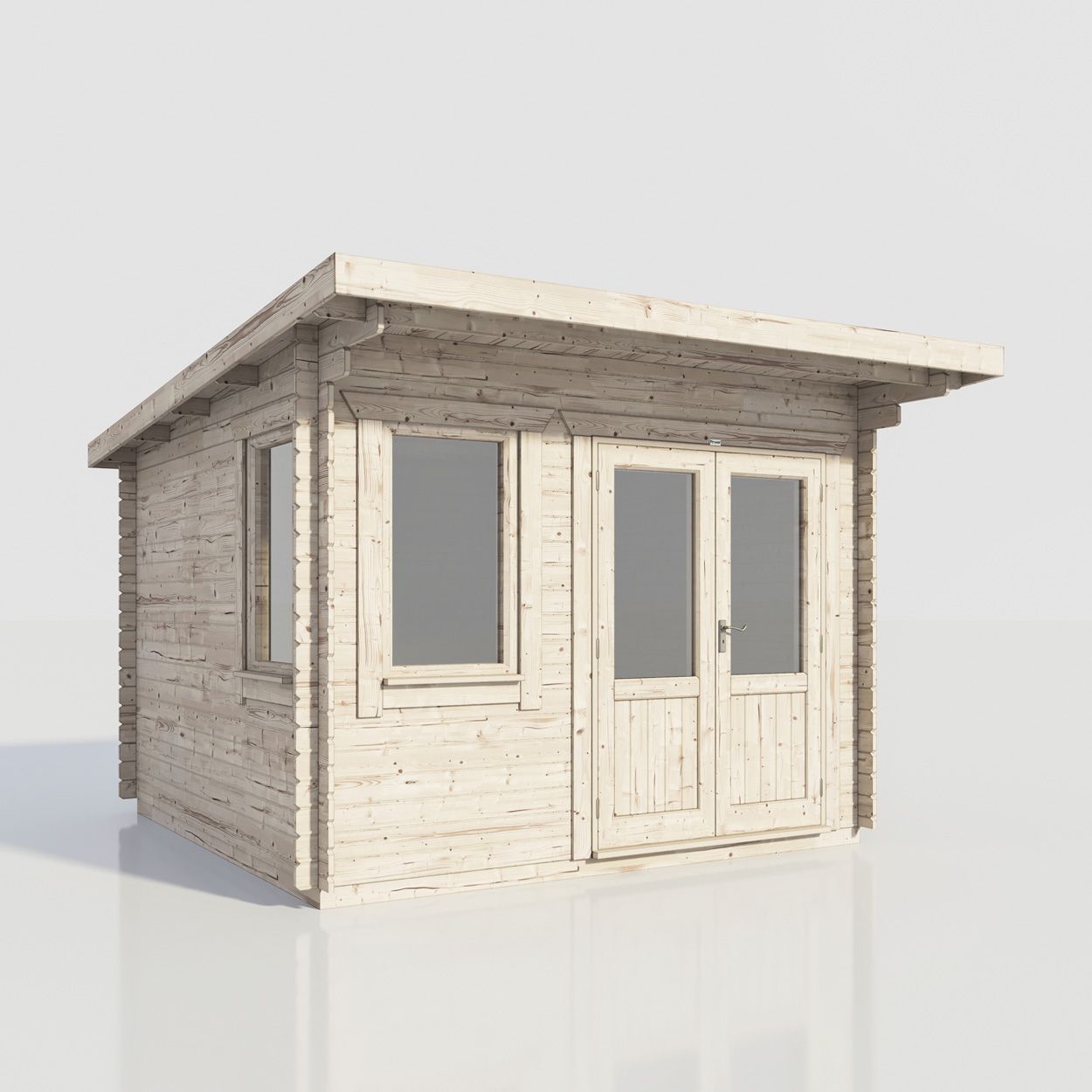 Powersheds Pent Clasic LCabin 12ftx12ft DTR 44mm
