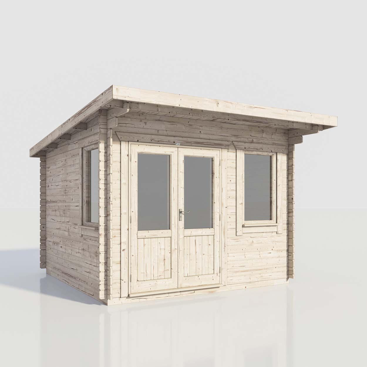 Powersheds Pent Clasic LCabin 12ftx12ft DTL 44mm