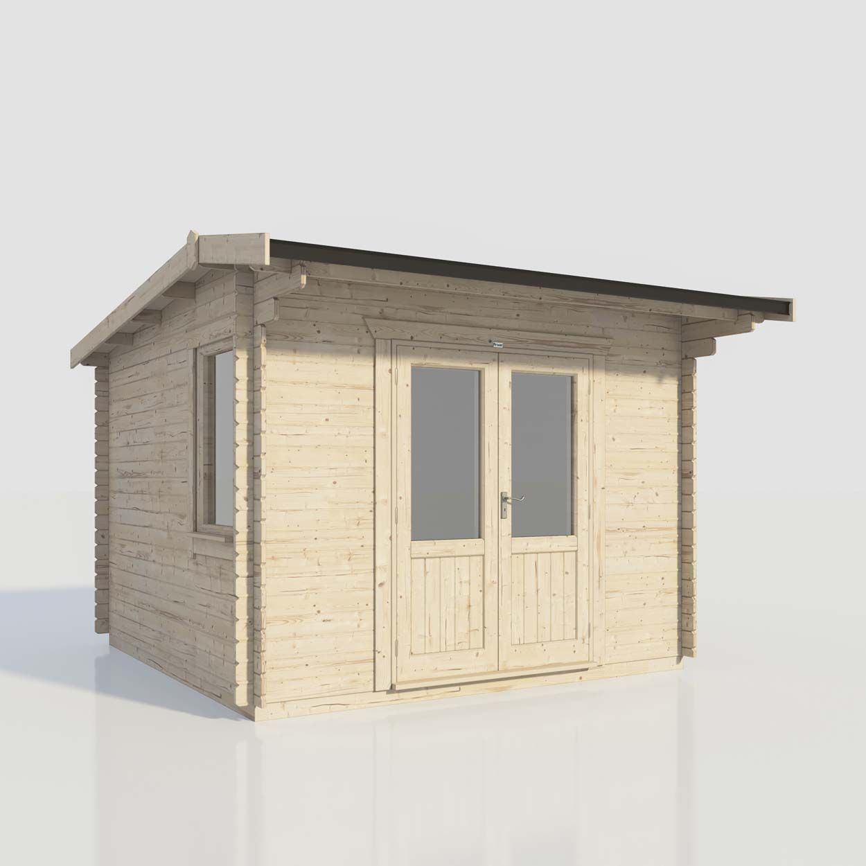 Powersheds Apex Clasic LCabin 12ftx12ft DC 44mm