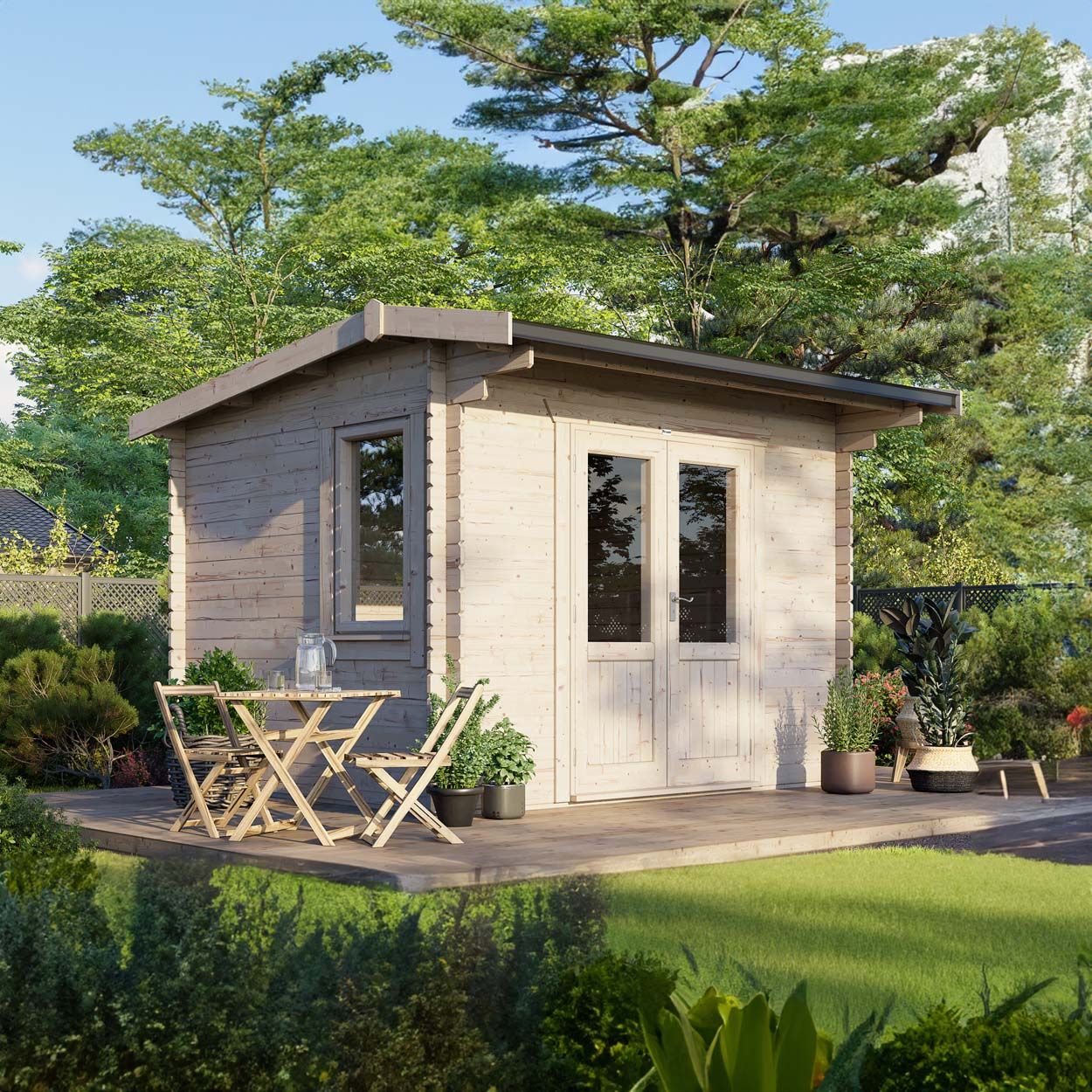 Powersheds Apex Clasic LCabin 12ftx10ft DC 44mm