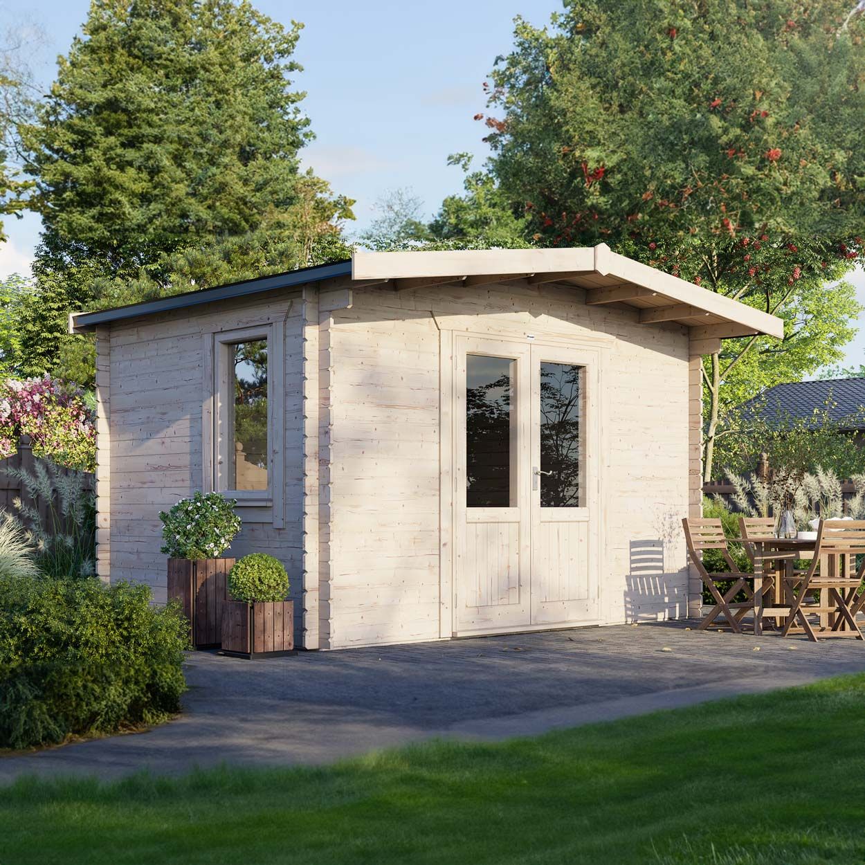 Powersheds Chalet Clasic LCabin 10ftx14ft DC 44mm