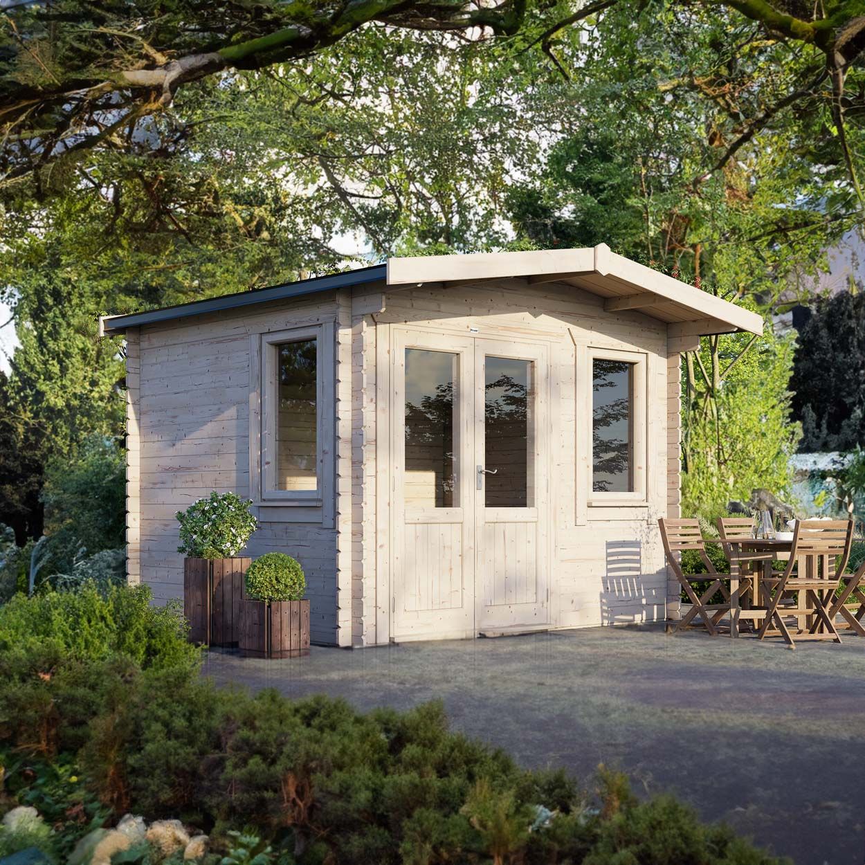 Powersheds Chalet Clasic LCabin 10ftx12ft DTL 44mm