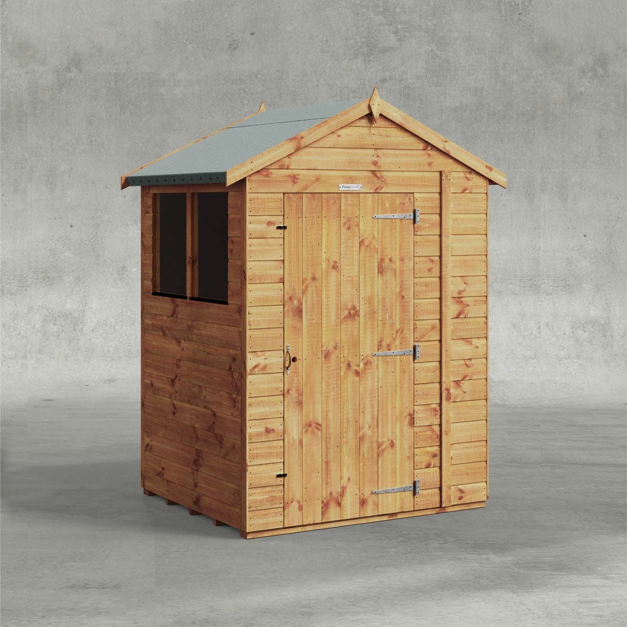 Powersheds Apex Garden Shed 4ftx5ft