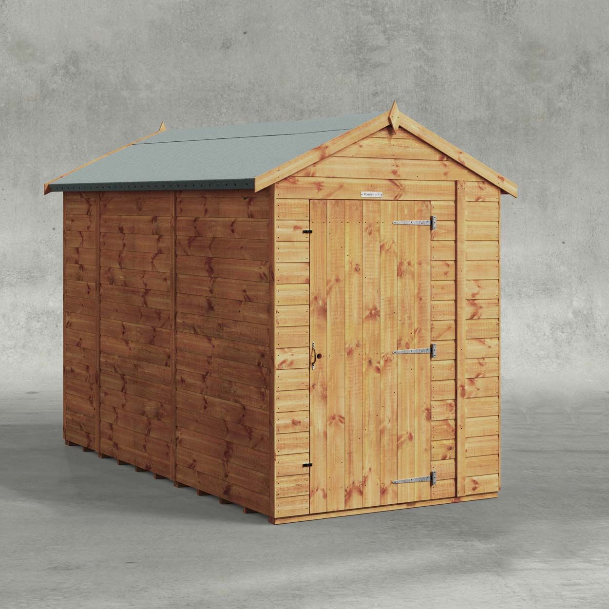 Powersheds Apex Garden Shed 10ftx5ft Windowless