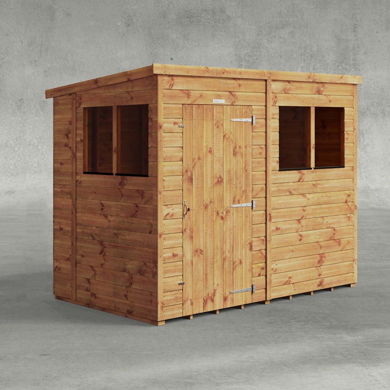 Powersheds Pent Garden Shed 8ftx5ft