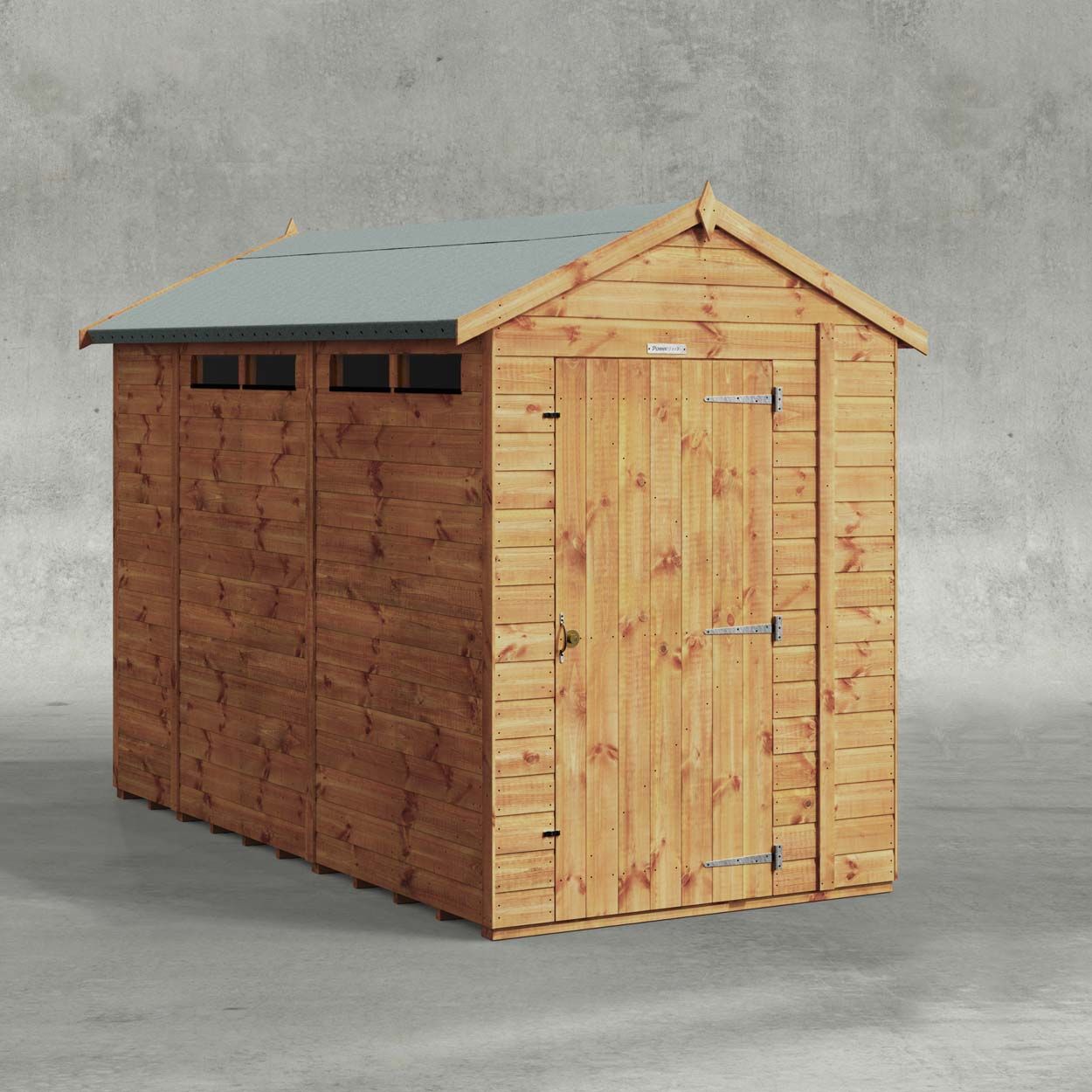 Powersheds Apex Security Shed 10ftx5ft