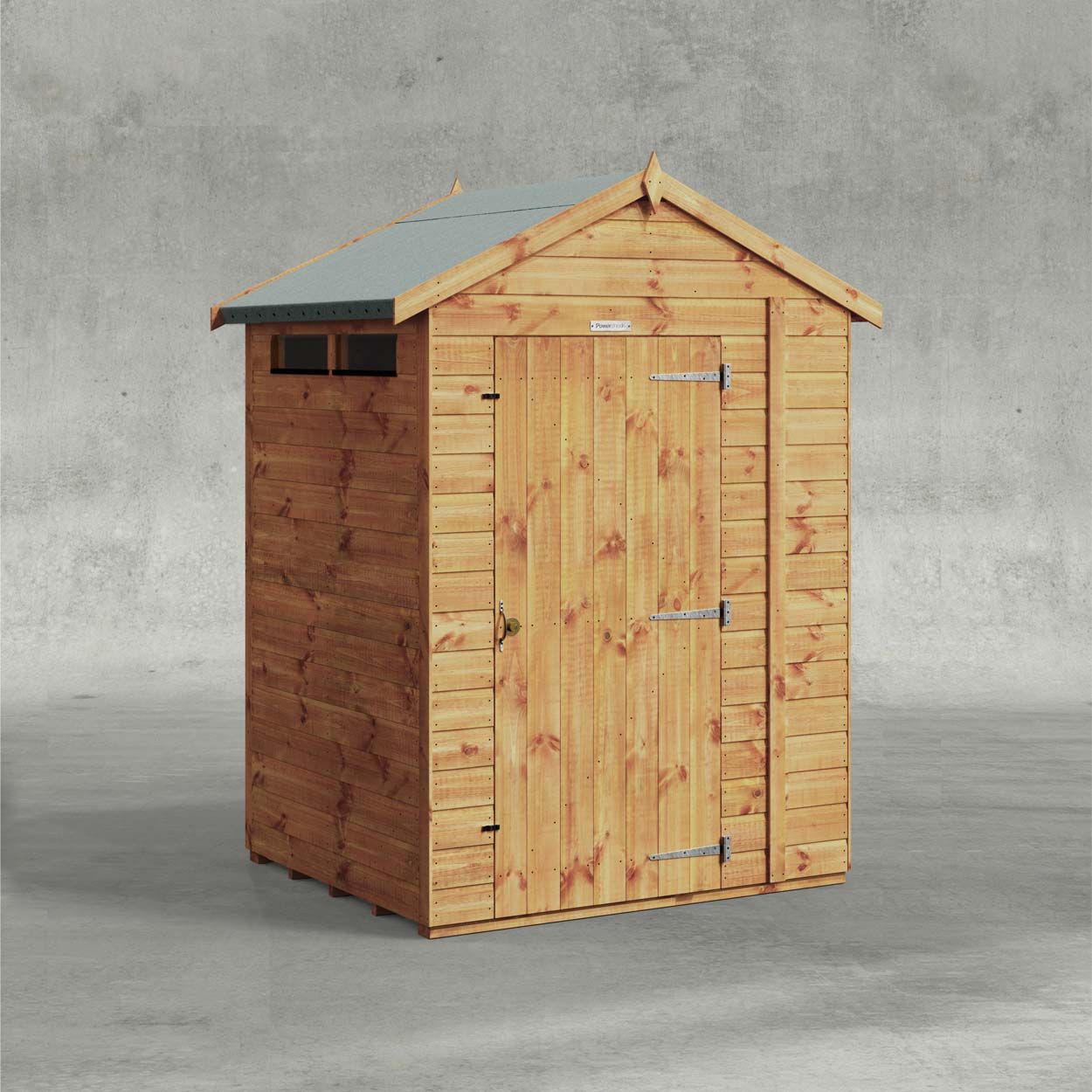Powersheds Apex Security Shed 4ftx5ft