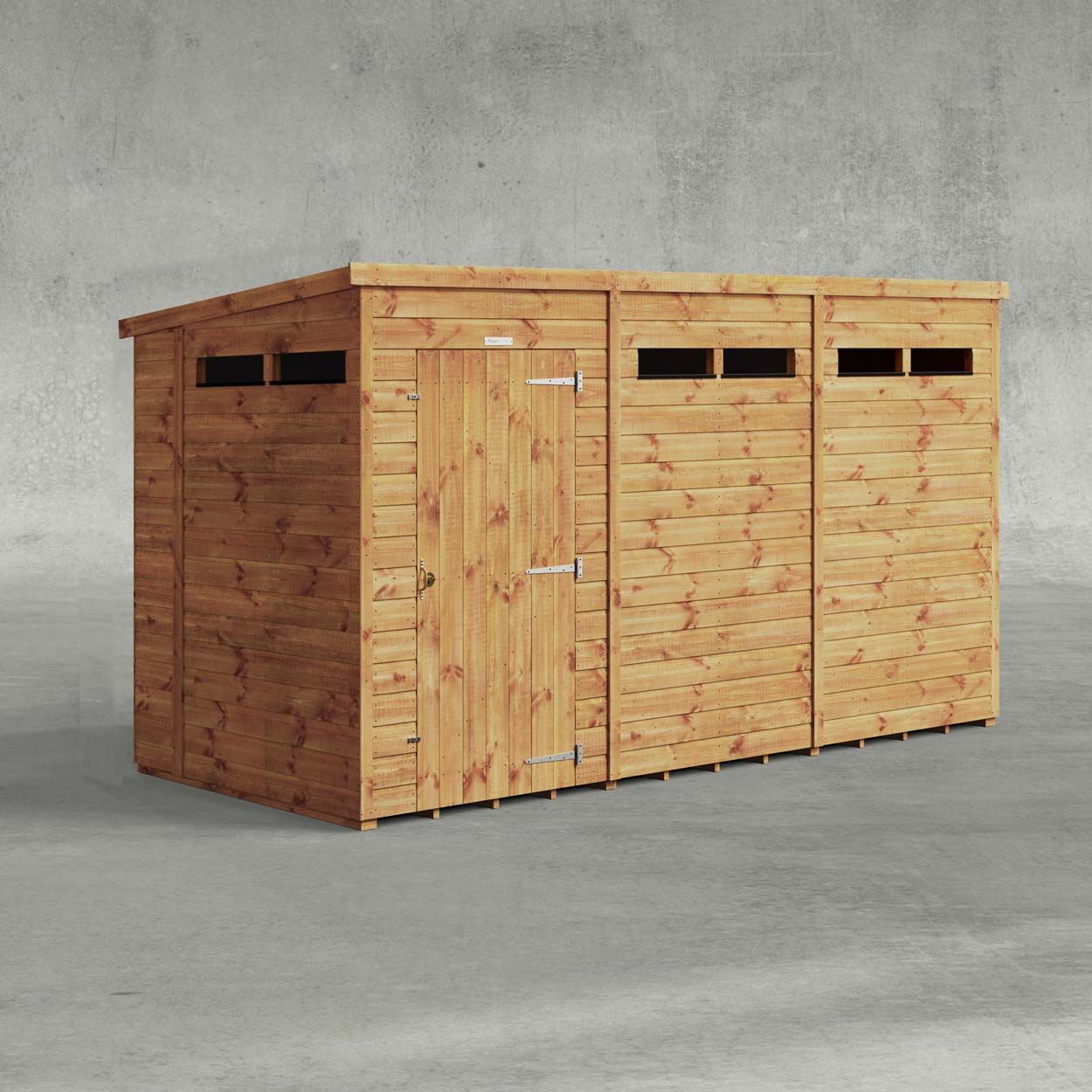 Powersheds Pent Security Shed 12ftx5ft