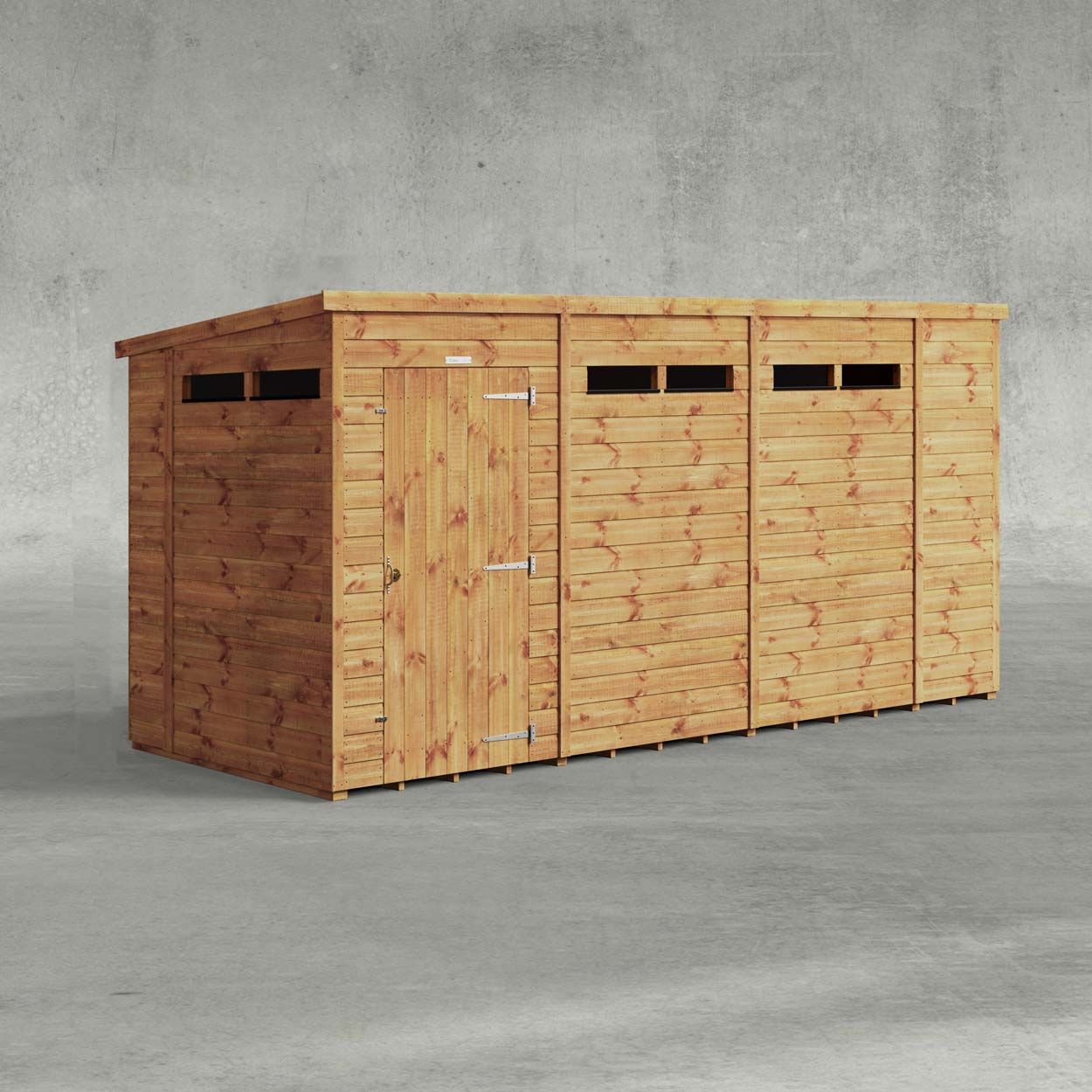 Powersheds Pent Security Shed 14ftx5ft