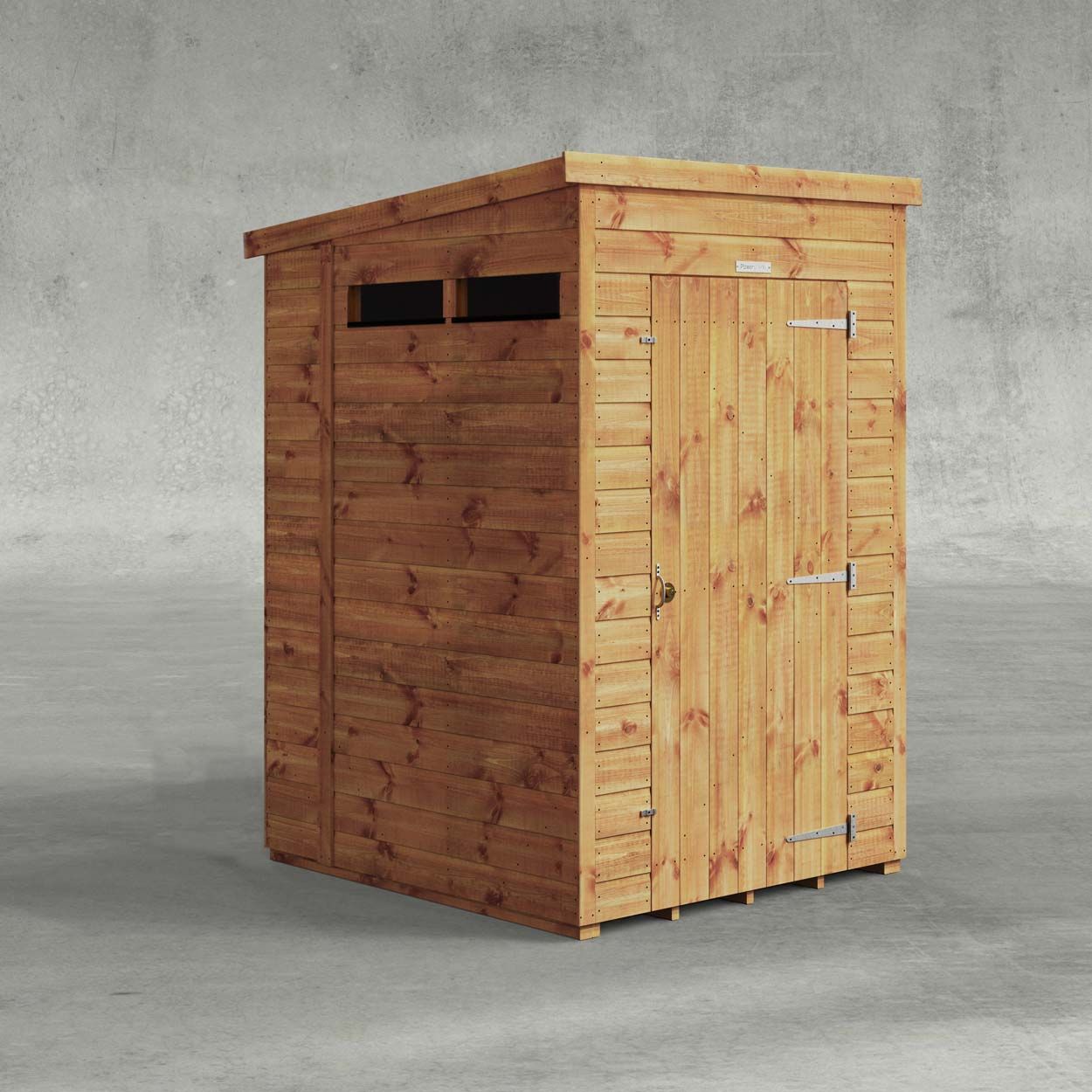 Powersheds Pent Security Shed 4ftx5ft