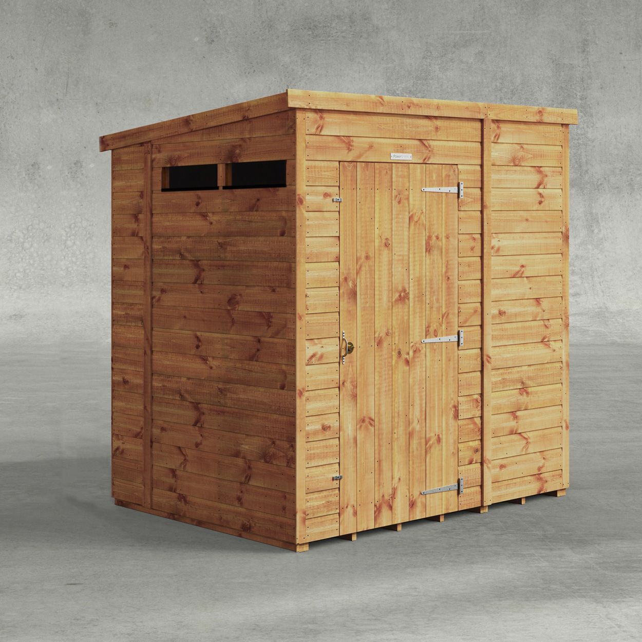 Powersheds Pent Security Shed 6ftx5ft