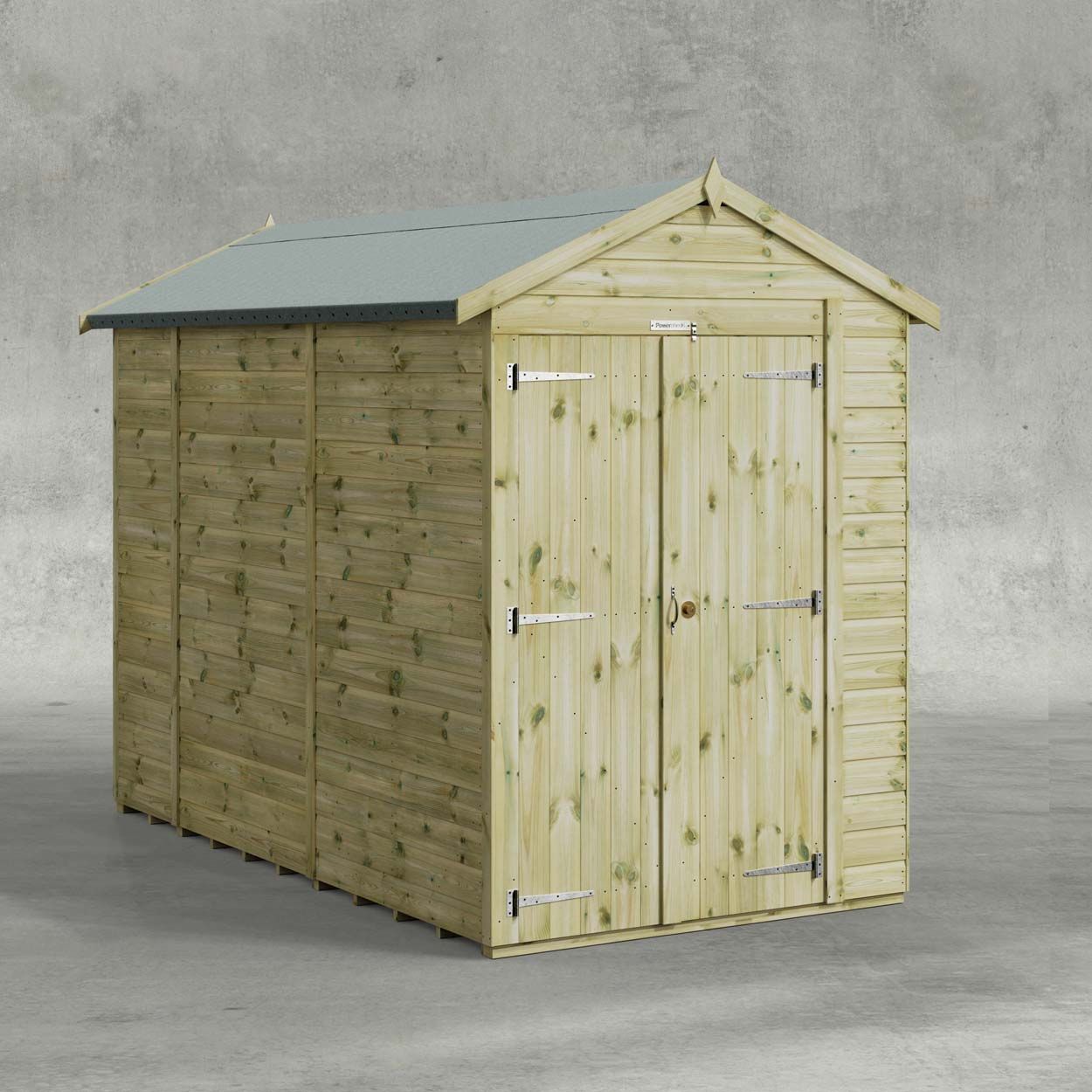 Powersheds Prem Apex GDNSHD 10ftx5ft Windowless DD