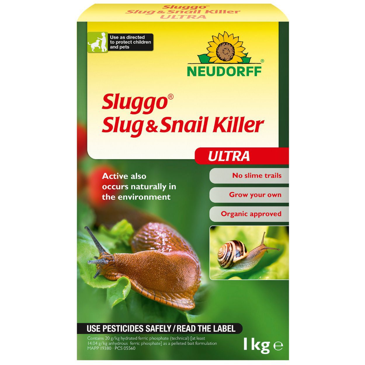 Neudorff Sluggo Slug and Snail Killer Ultra 1kg