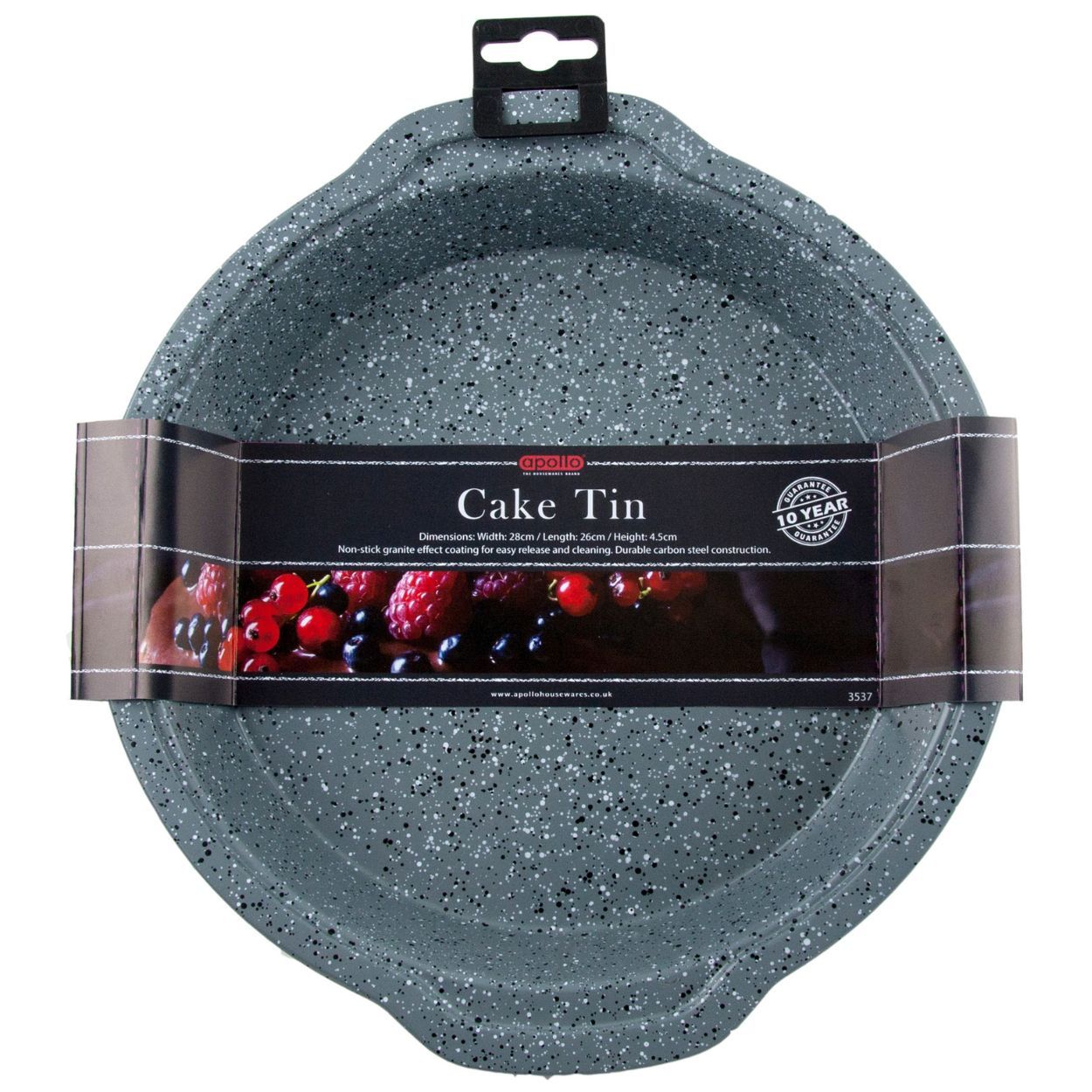 APOLLO GRANITE CAKE TIN ROUND