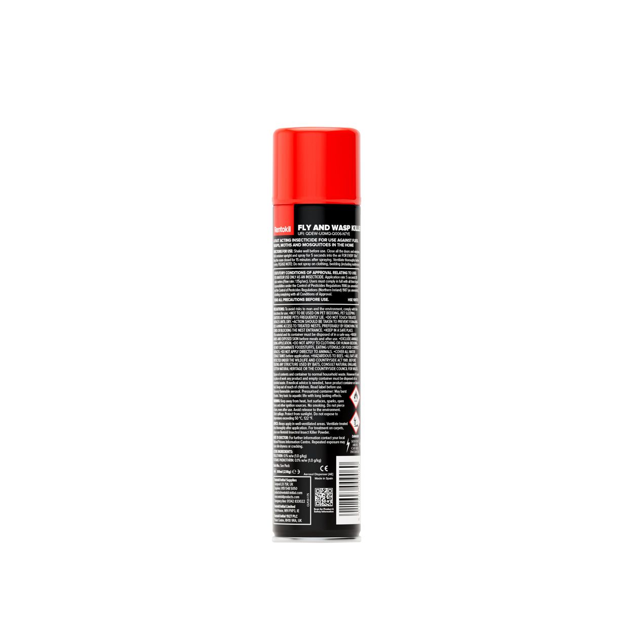 Rentokil Fly and Wasp Killer 300ml