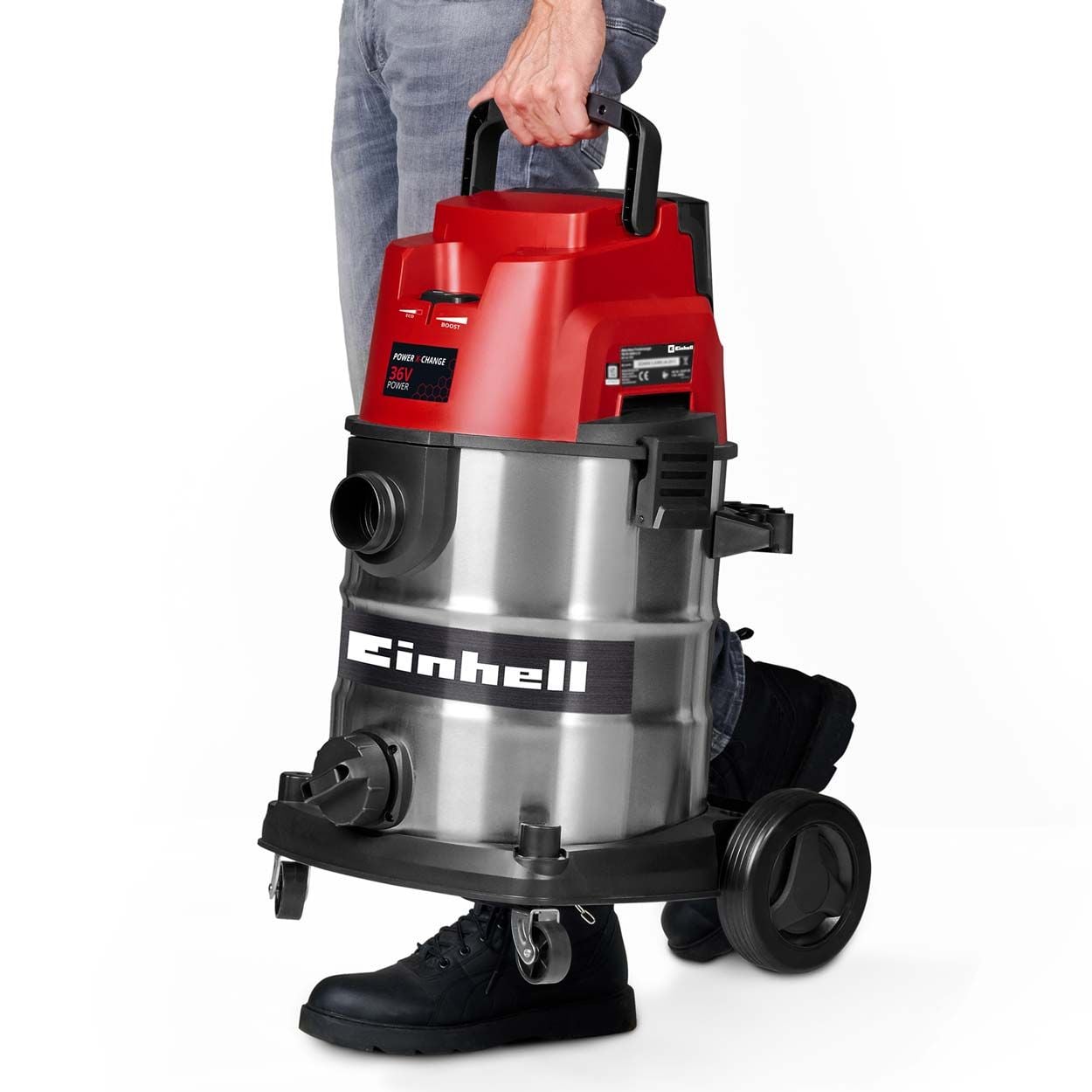 Einhell PXC 36V TE-VC 36/25 Cordless Wet & Dry Vacuum Cleaner - Bare Unit