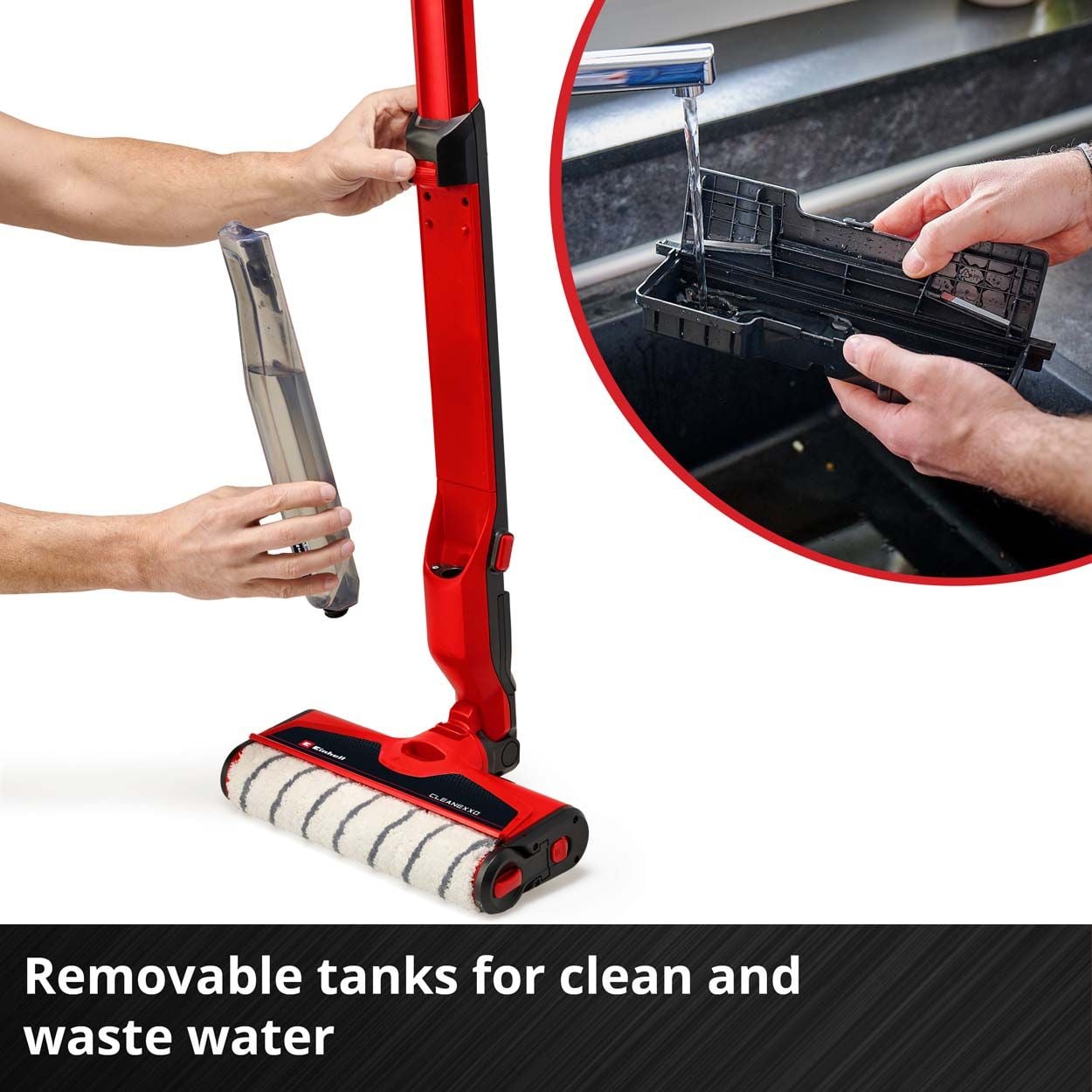 Einhell PXC 18V CLEANEXXO Cordless Hard Floor Cleaner - Bare Unit