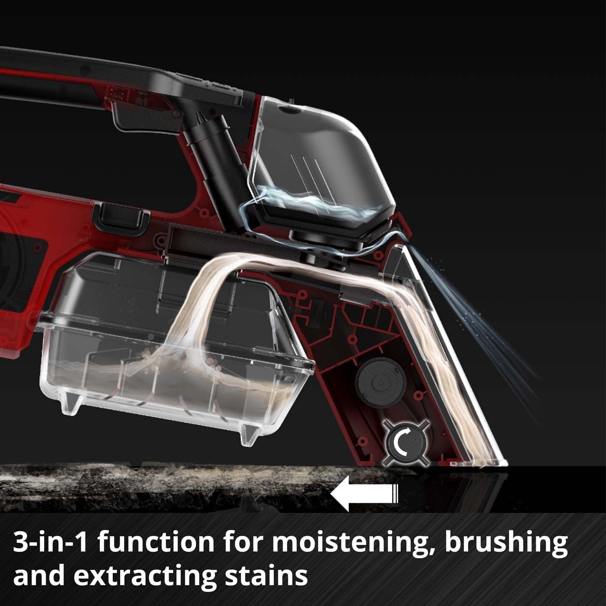 Einhell PXC 18V TE-SCL 18/200 Cordless Spot Cleaner - Bare Unit