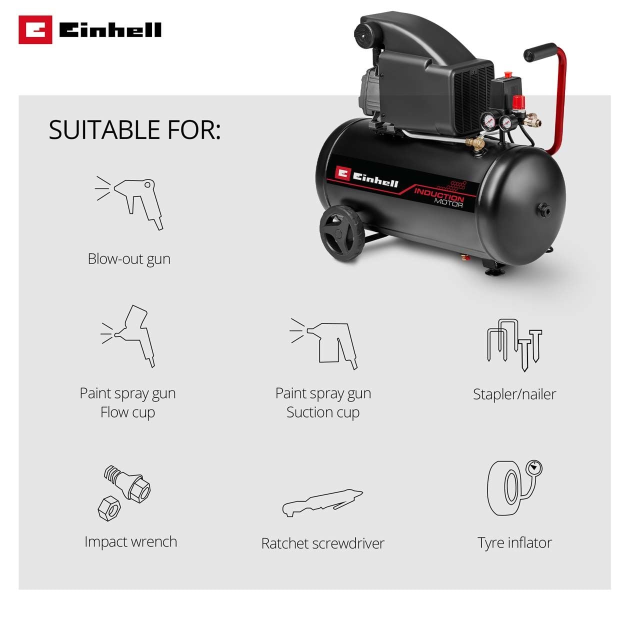 Einhell TC-AC 270/50/10 Air Compressor 230v