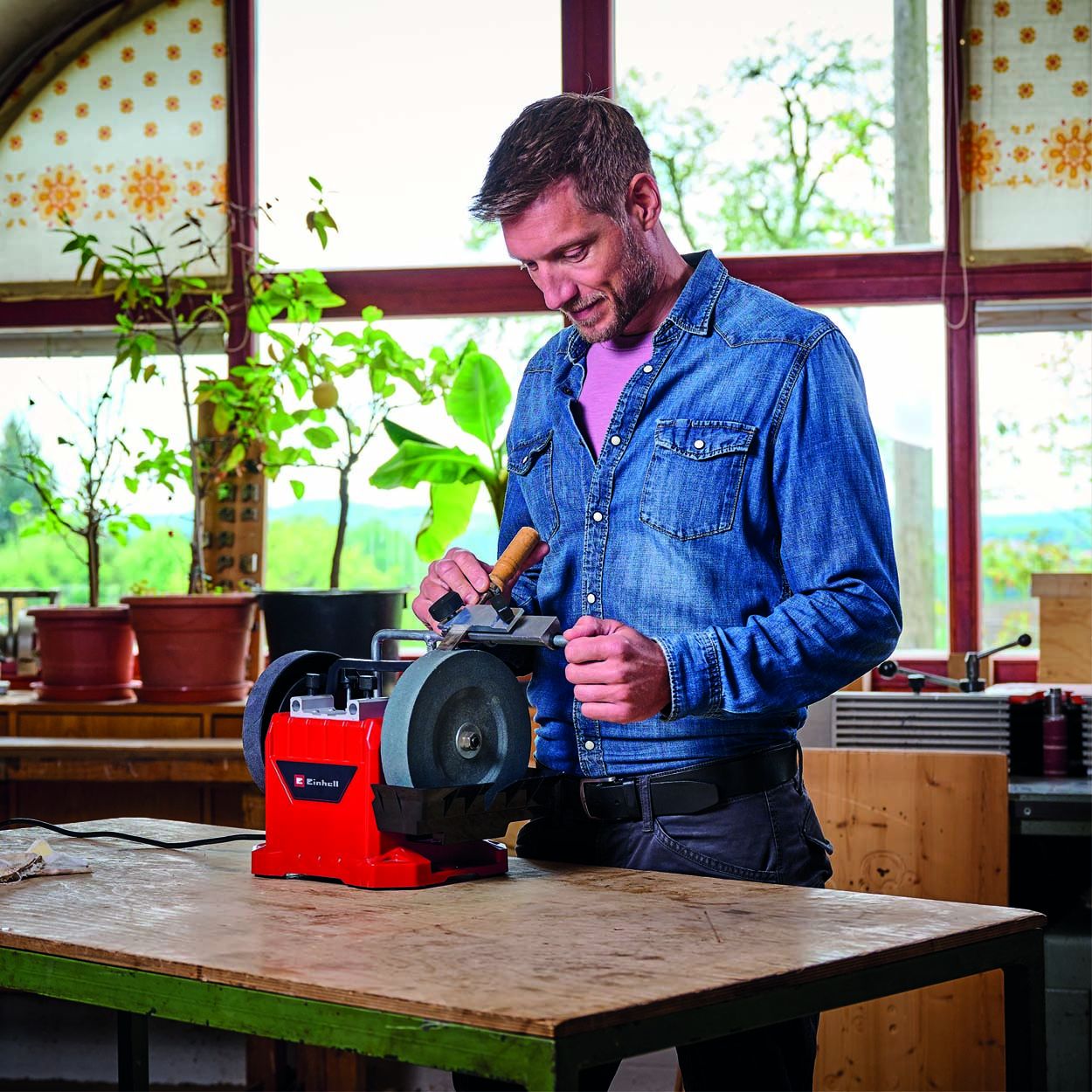 Einhell TC-WG 200 Whetstone Sharpening Grinder 230v