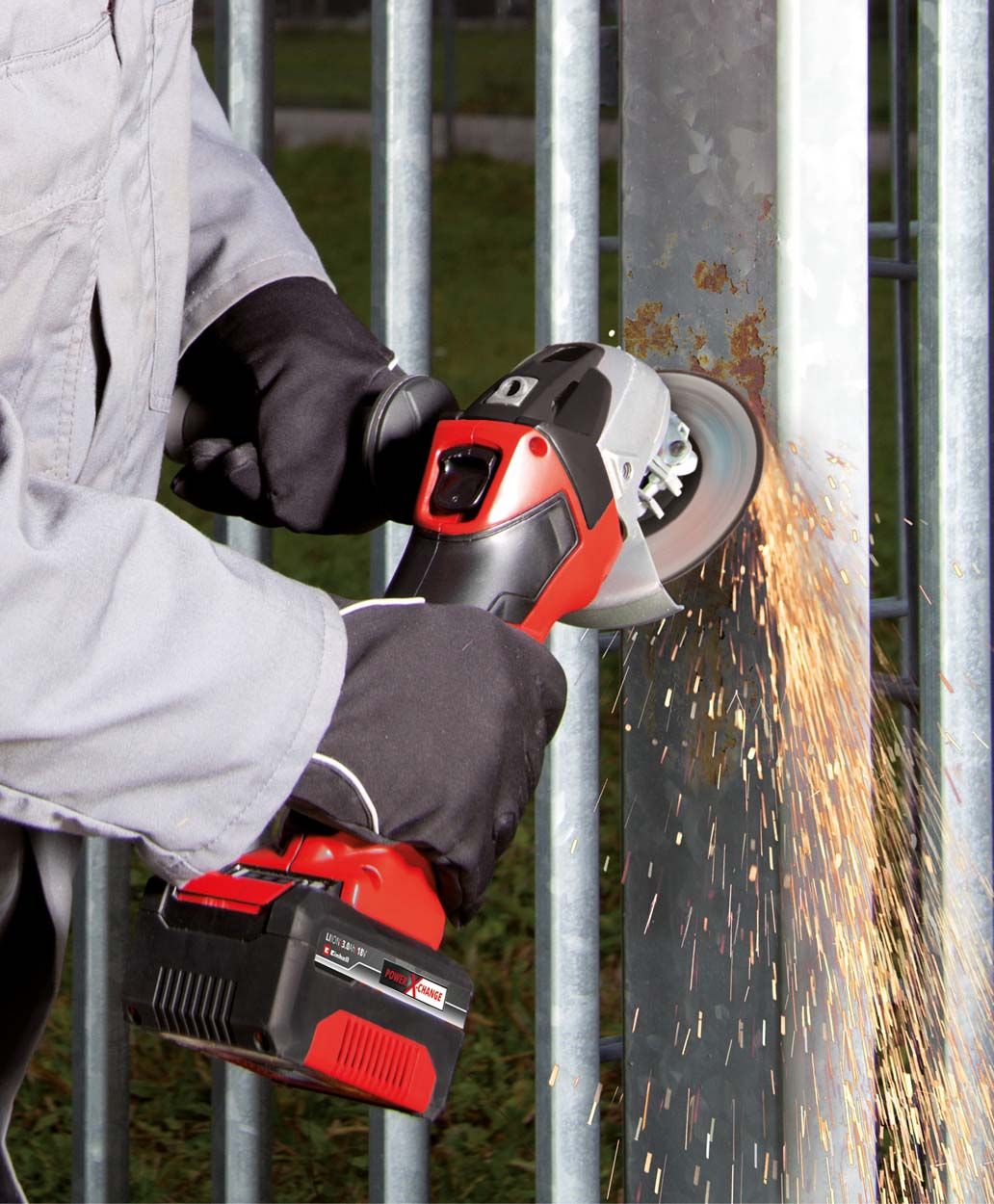 Einhell PXC 18V TC-AG 18/115 Cordless Angle Grinder - Bare Unit