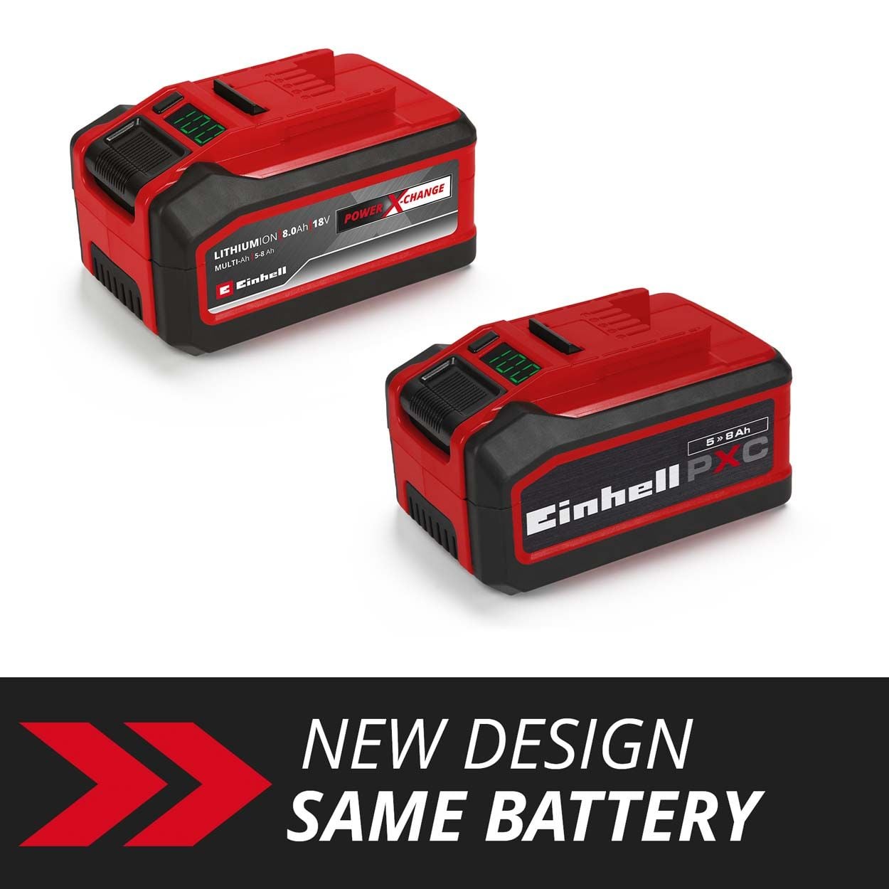 Einhell PXC+ 18V 5–8Ah Multi-Ah Battery
