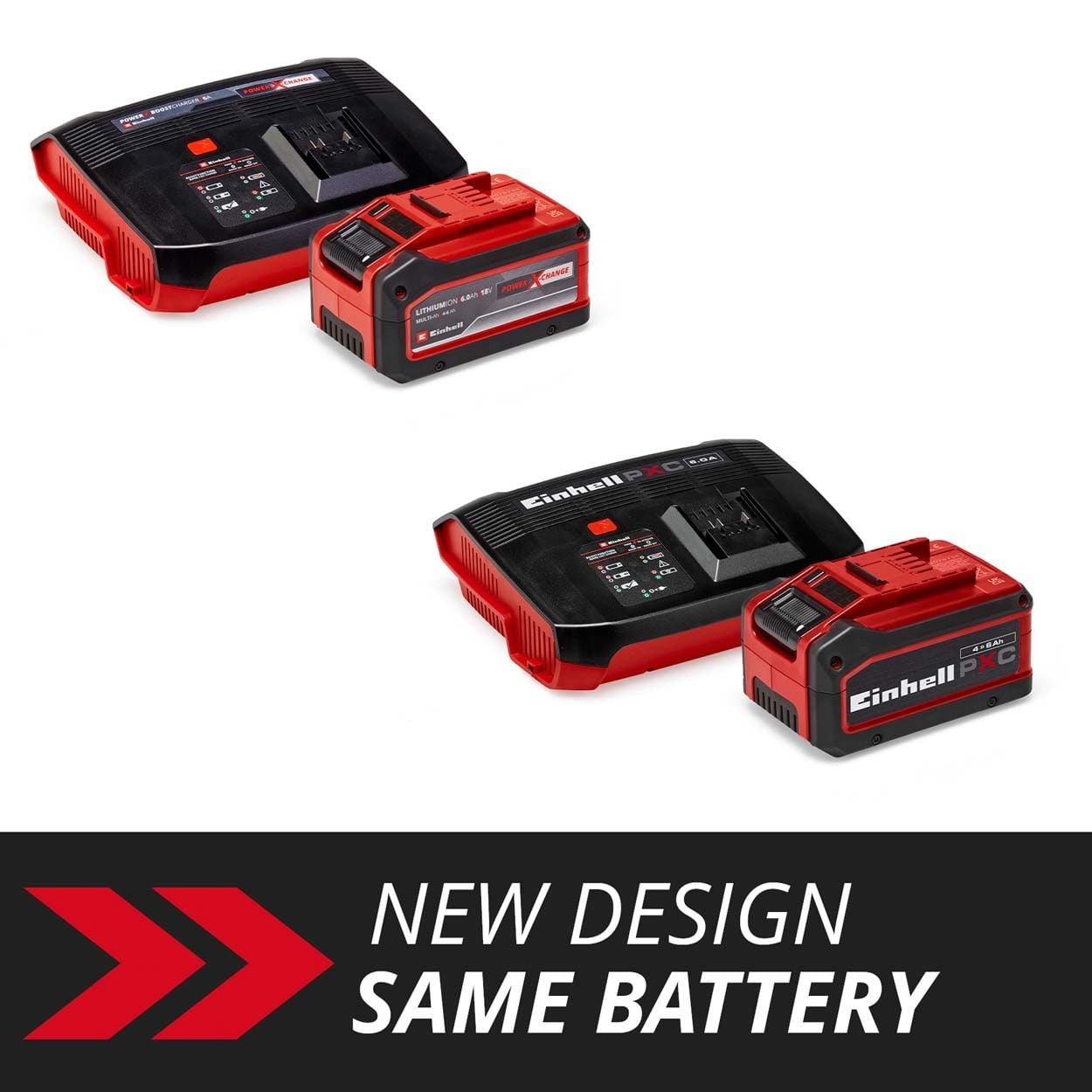Einhell PXC+ 18V 4–6Ah Battery & 6A Boostcharger Starter Kit