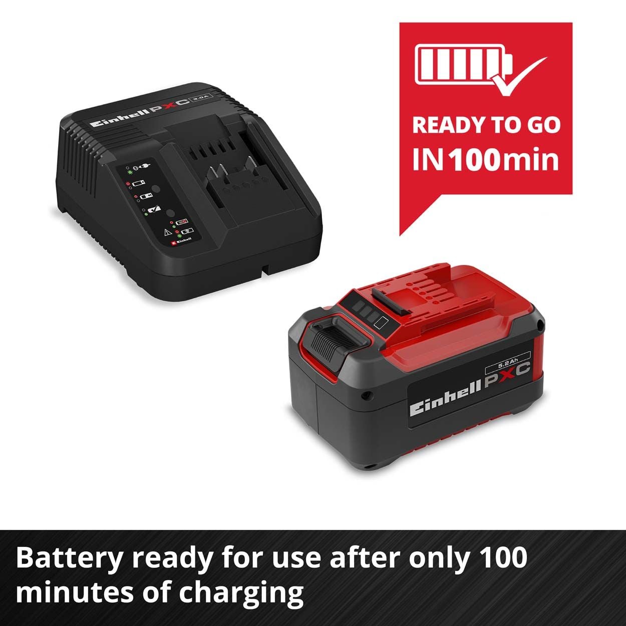 Einhell PXC+ 18V 5.2Ah Starter Kit