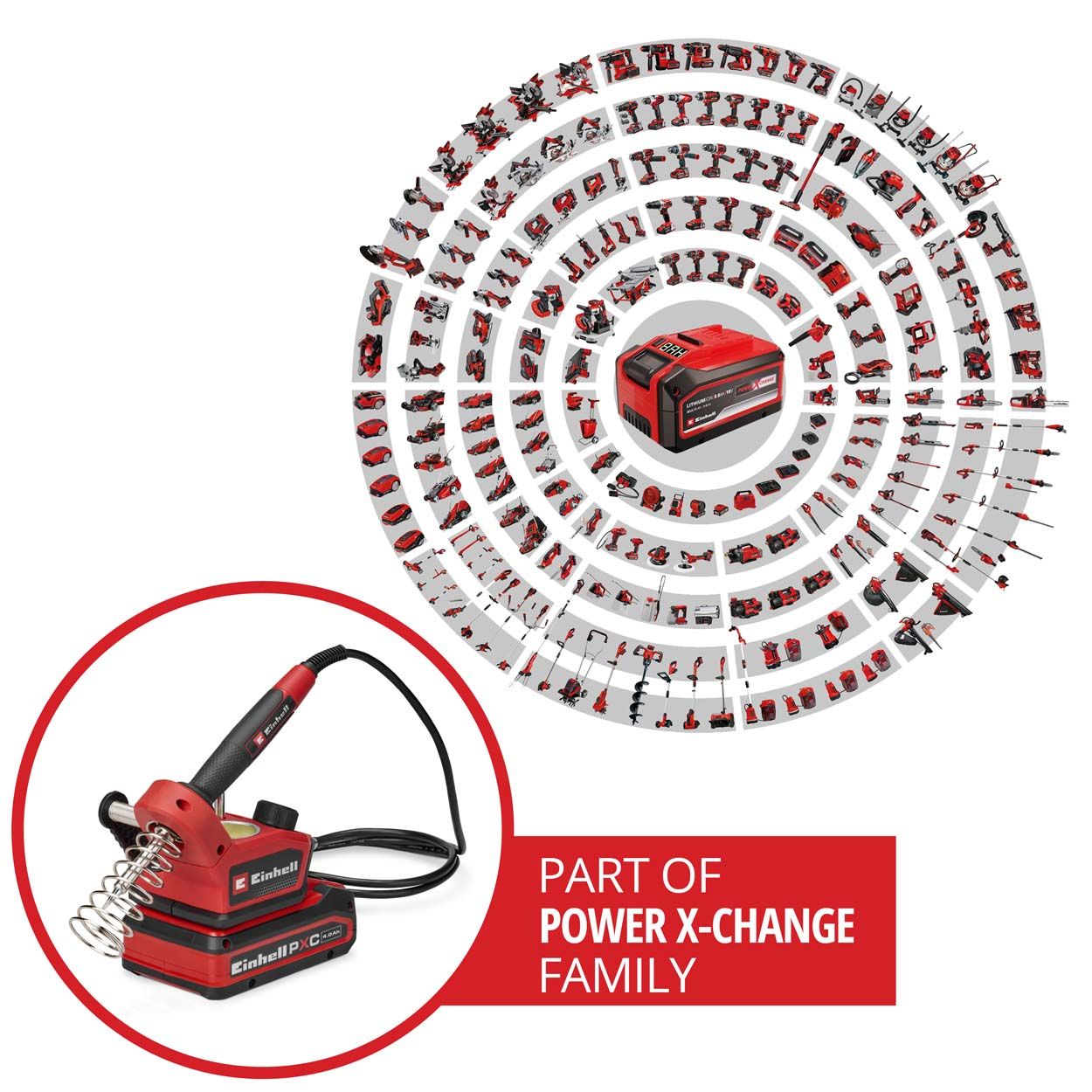 Einhell PXC 18V TE-SI 18/480 Cordless Soldering Iron - Bare Unit