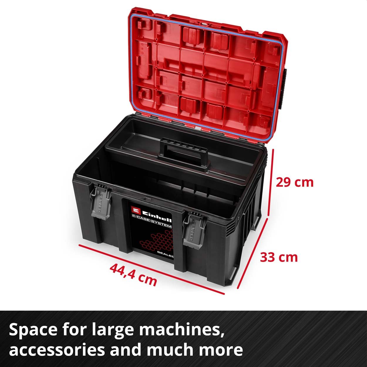 Einhell Sealed E-Case Rolling Toolbox Trolley Tower