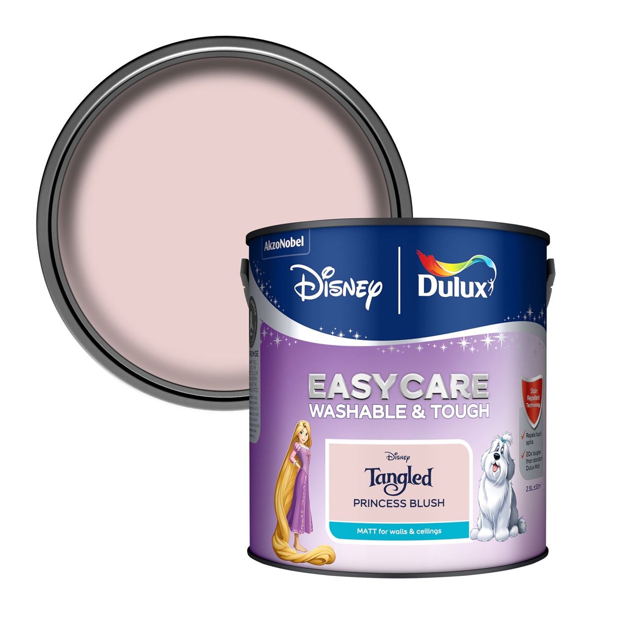 Dulux Easycare Washable & Tough Disney Tangled Princess Blush 2.5L