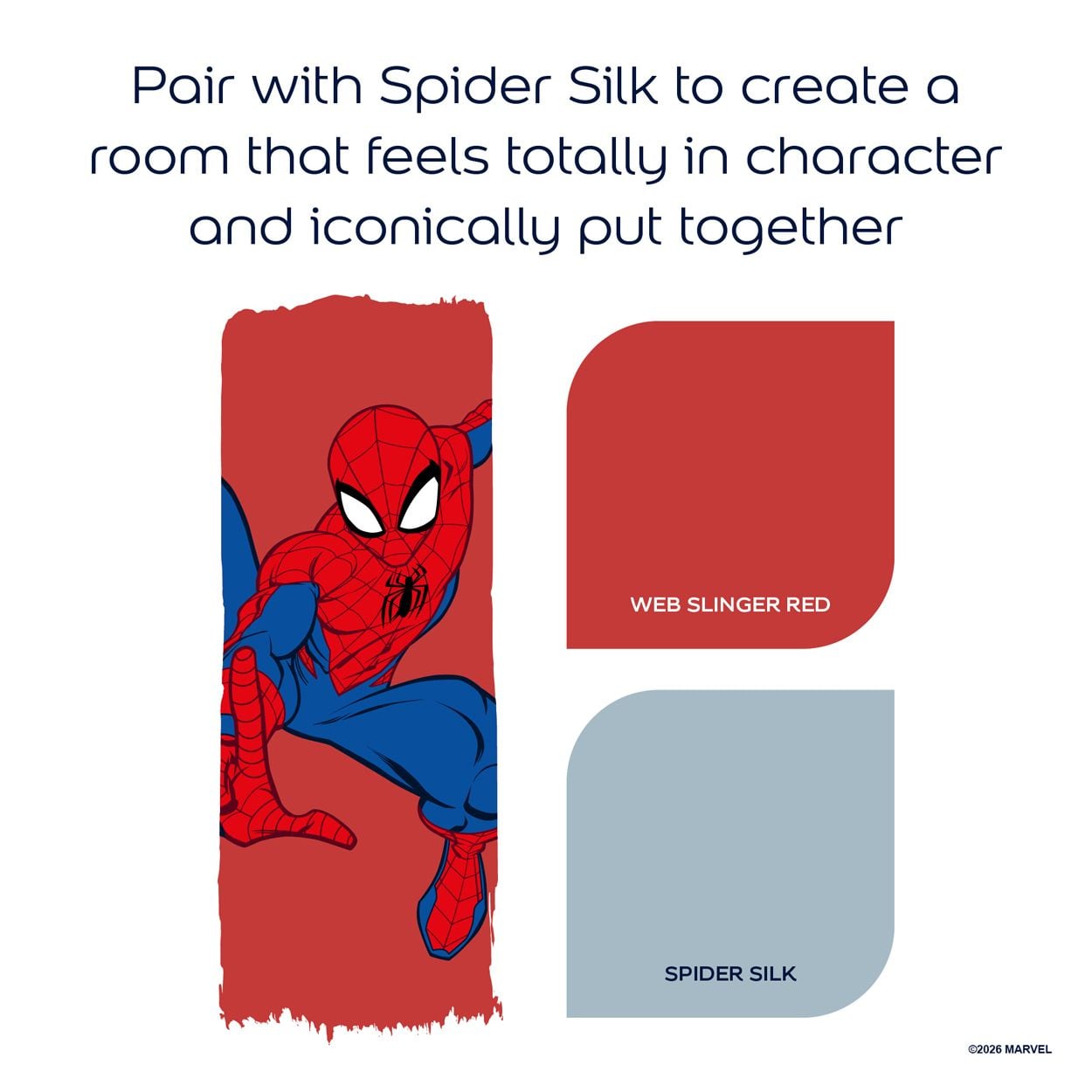 Dulux Easycare Washable & Tough Marvel Avengers Spiderman Web Slinger Red 1.25L