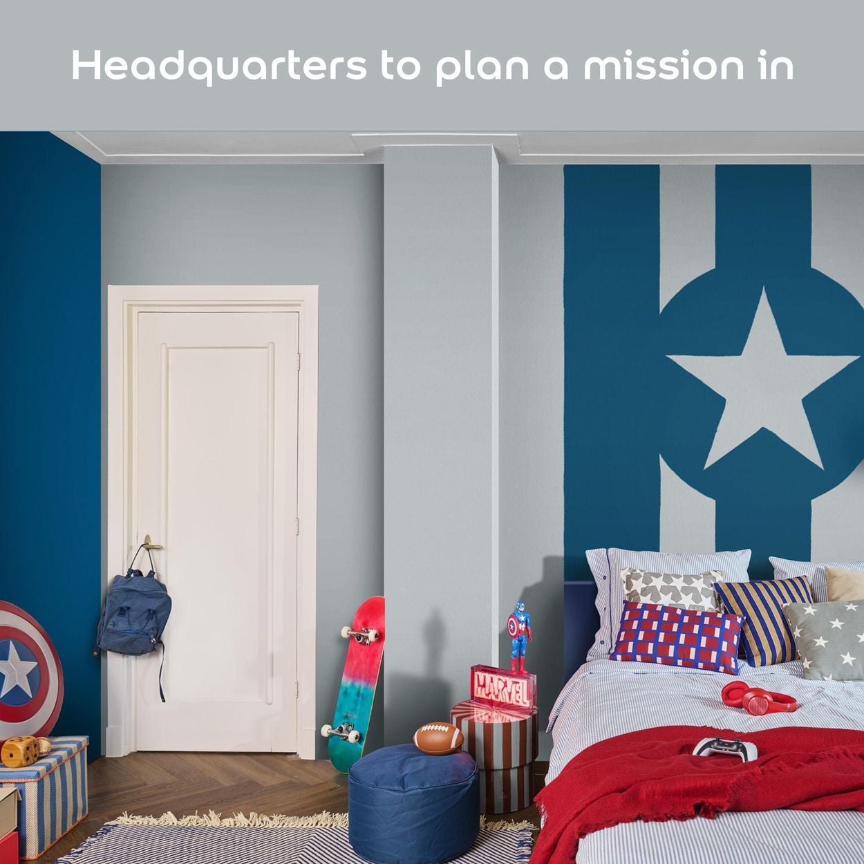 Dulux Easycare Washable & Tough Marvel Avengers Shield Grey 2.5L